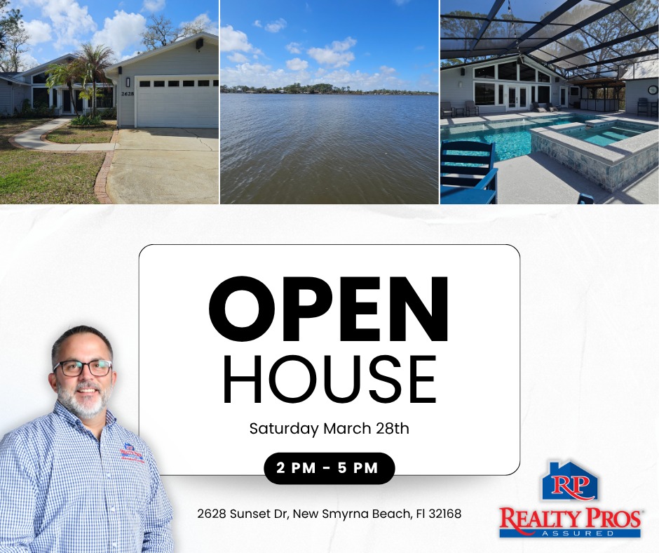Open House tomorrow from 2pm–5pm 🏡
If you’ve been waiting for the right one in the area, this might be it. Come take a look.
📍2628 Sunset Dr, New Smyrna Beach, FL 32168