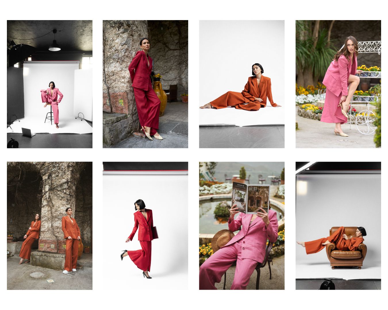 At Amarilde, every suit is the result of careful research and a deep respect for Italian craftsmanship, custodian of sartorial knowledge passed down through generations.
The collections are crafted from 100% linen — a refined natural fiber chosen for its lightness, elegance and low environmental impact. Structured yet breathable, it enhances the body’s natural lines while ensuring comfort and freedom of movement.
Details reflect the same philosophy. Corozo buttons, derived from the fruit of an equatorial palm, are a sustainable and biodegradable choice, carefully dyed to match the collection’s palette.
Through responsible materials and thoughtful production, Amarilde embraces a slower, more conscious approach to fashion — where quality, longevity and authenticity take precedence over quantity.