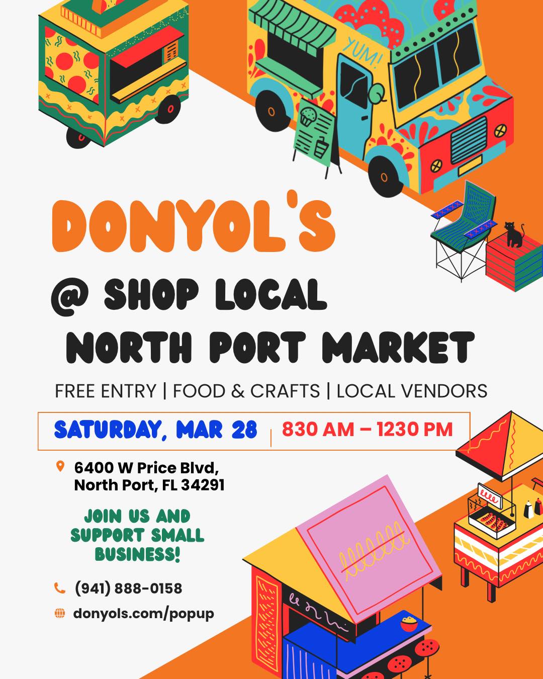 ♥ ᑕᖇᗩᐯE. EᗩT. ᖇEᑭEᗩT.♥
See you Saturday morning!
Donyol’s @ Shop Local North Port
6400 W Price Blvd, North Port, FL 34291
#craveeatrepeat #authenticcebu #swfl #puso #donyols #filamkids #FloridaPinoy #filipinofoods #filam #authenticcebuanofoods #swflfoodies #filipinodish #craveeatrepeat💋 #authenticcebulechonbelly #filipinofoodmovement #floridapinoy #filipinocuisine #lechon #lechonbaboy #lechonbelly #siomai #putocheese😋 #acharangpapaya #latik #achara #cebulechon #cebulechonbelly #northportpinoy #shoplocalnorthport