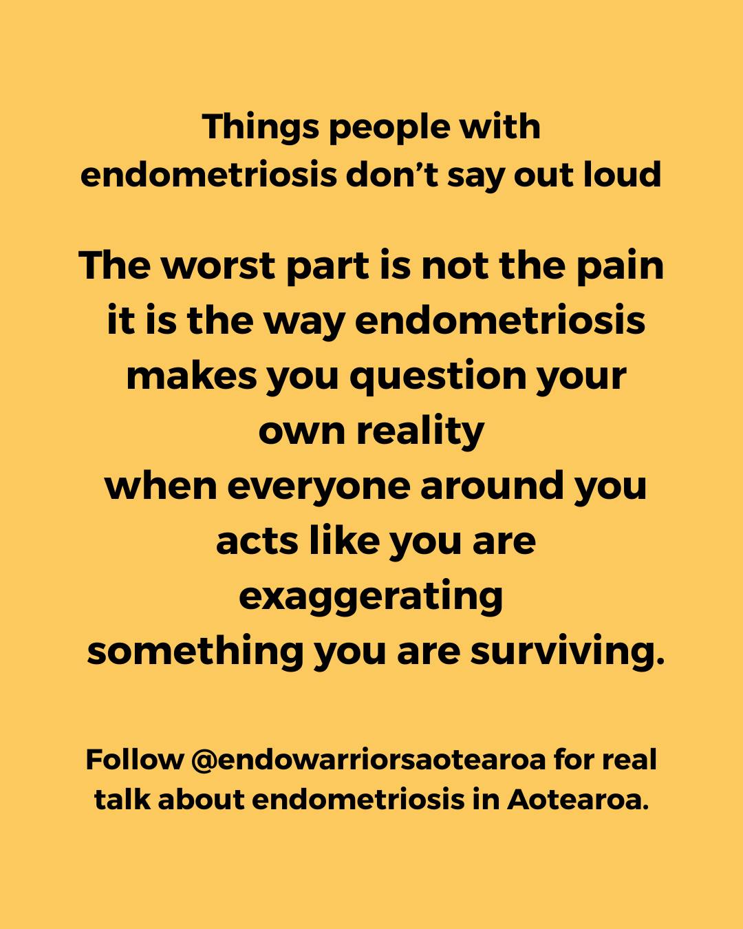 One of the quietest harms of endometriosis is self-doubt.
When pain is minimised long enough,
you start wondering if you are the problem.
You are not dramatic.
You are not exaggerating.
You are surviving something that is still underfunded, under-researched, and under-recognised.
If you needed to hear that today, so may others, share this to let others know <3
#endometriosisnz #endometriosisawareness #chronicillnesscommunity #healthjustice #endowarriors