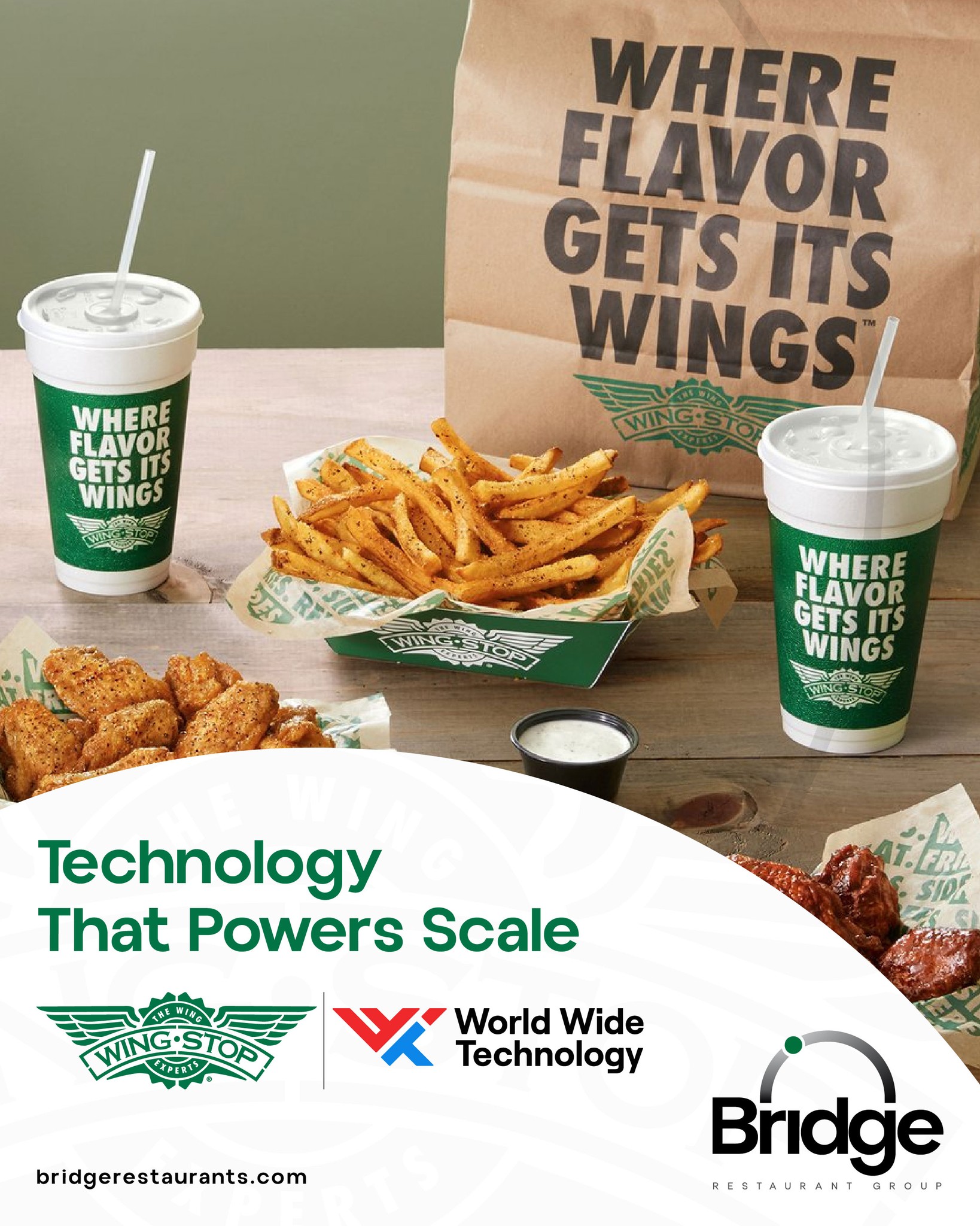 Great brands scale when strong operations meet strong infrastructure.
Wingstop’s collaboration with World Wide Technology highlights how predictive digital systems help restaurants stay ahead: optimizing operations, supporting teams, and delivering consistent guest experiences across thousands of transactions daily.
For Bridge Restaurant Group, scalable growth is built on the combination of people, systems, and disciplined execution.
Because long-term expansion requires more than ambition, it requires infrastructure.
Read the full case study:
https://www.wwt.com/case-study/how-wingstop-delivers-predictive-digital-experience-always-one-step-ahead?utm_source=social&utm_medium=linkedinworld-wide-technology&utm_term=7&utm_content=case+study&utm_campaign=organic
#BridgeRestaurantGroup #Wingstop #RestaurantGrowth #OperationalExcellence #SmartSystems #ScaleWithPurpose #RestaurantInnovation