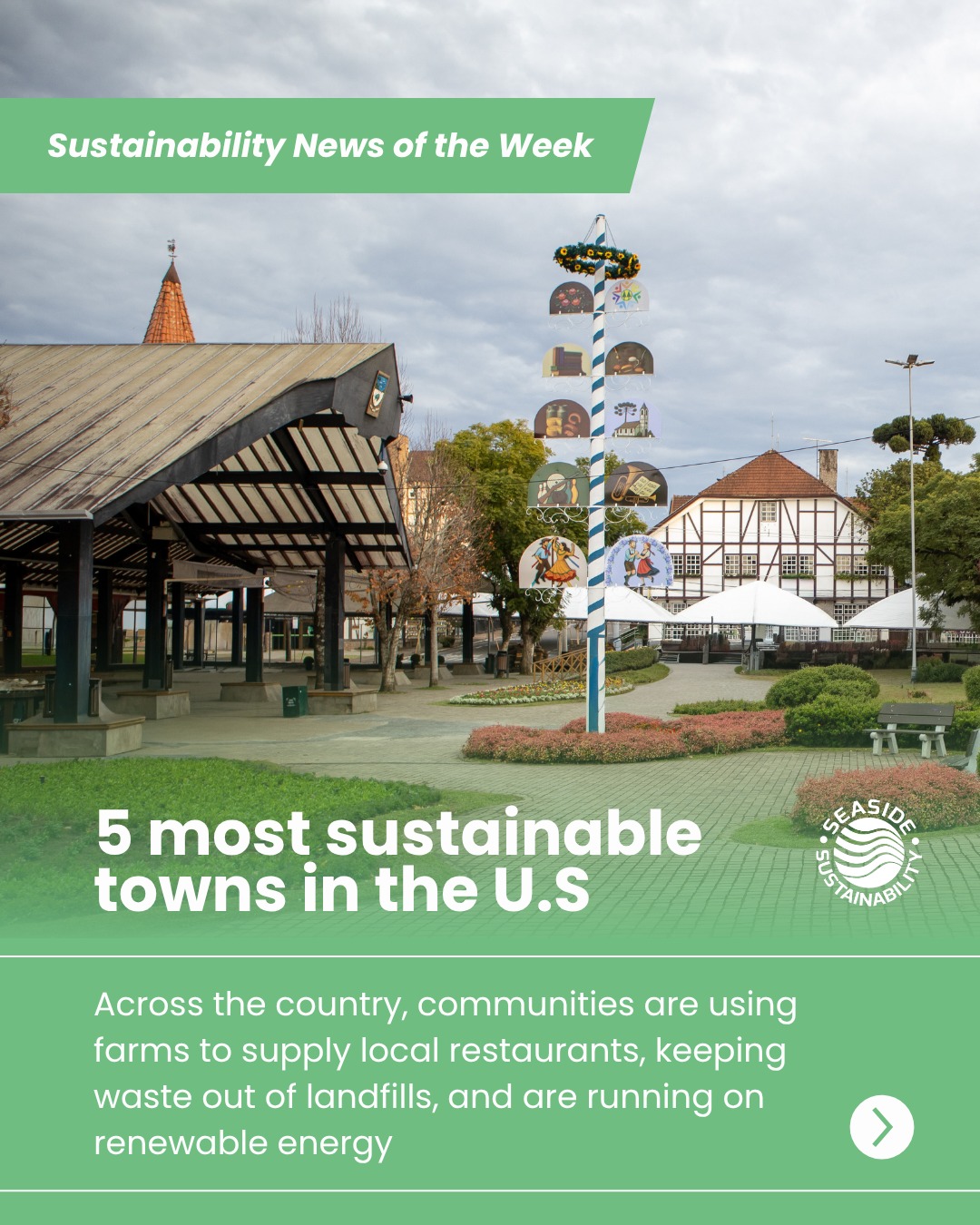 Some of the most powerful sustainability efforts in the U.S. are happening in small towns! From
community-led conservation to renewable energy systems, these towns are great examples of
what sustainable living looks like.
Swipe to learn more 🌎
#sustainableliving #seasidesustainability #renewableenergy