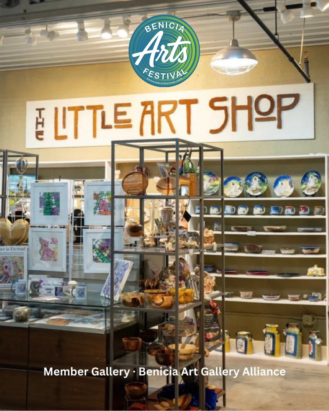 We've got another gallery feature for the upcoming Benicia Arts Festival, coming to town on Saturday, June 6th! 😃 Brought to you by the Benicia Art Gallery Alliance (BAGA) - a collection of galleries in Benicia who will be hosting a citywide collaborative arts experience!
This festival will feature a wide variety of both visual and performing arts: music, dance, theatre, painting, pottery, and MORE! 🎉 It will also offer interactive art experiences that will be fun for the whole family. ✨
This fun, fabulous and FREE event will offer trolley transportation all the way from the Arts Benicia building throughout the different galleries in and around downtown. ✨So mark your calendars - details coming soon! ✨
This gallery feature is where art meets the sea: The Little Art Shop brings together 30+ local artists creating everything from bold paintings to handmade jewelry, ceramics, textiles, fused glass, and one-of-a-kind gifts — all in a welcoming waterfront courtyard space. They have also recently opened an adjacent space where they will be offering classes!
#TheLittleArtShop #BeniciaArt #LocalMakers #HandmadeArt #BeniciaWaterfront #FirstStreetBenicia #SupportLocalArt #BayAreaArtists #GalleryLife #BAGAlliance #VisitBenicia #beniciaartsfestival
@beniciaartgalleryalliance @beniciaartglassgallery @artsbenicia @beniciapleinairgallery @blackbirdgallerybenicia @compassrealestateandgallery @firststreetartsbenicia @gallery621 @happylifepottery @ingleink @marilyncitronorourkeartgallery @ny2cagallery @onceuponacanvasgallery @littleartshop.benicia