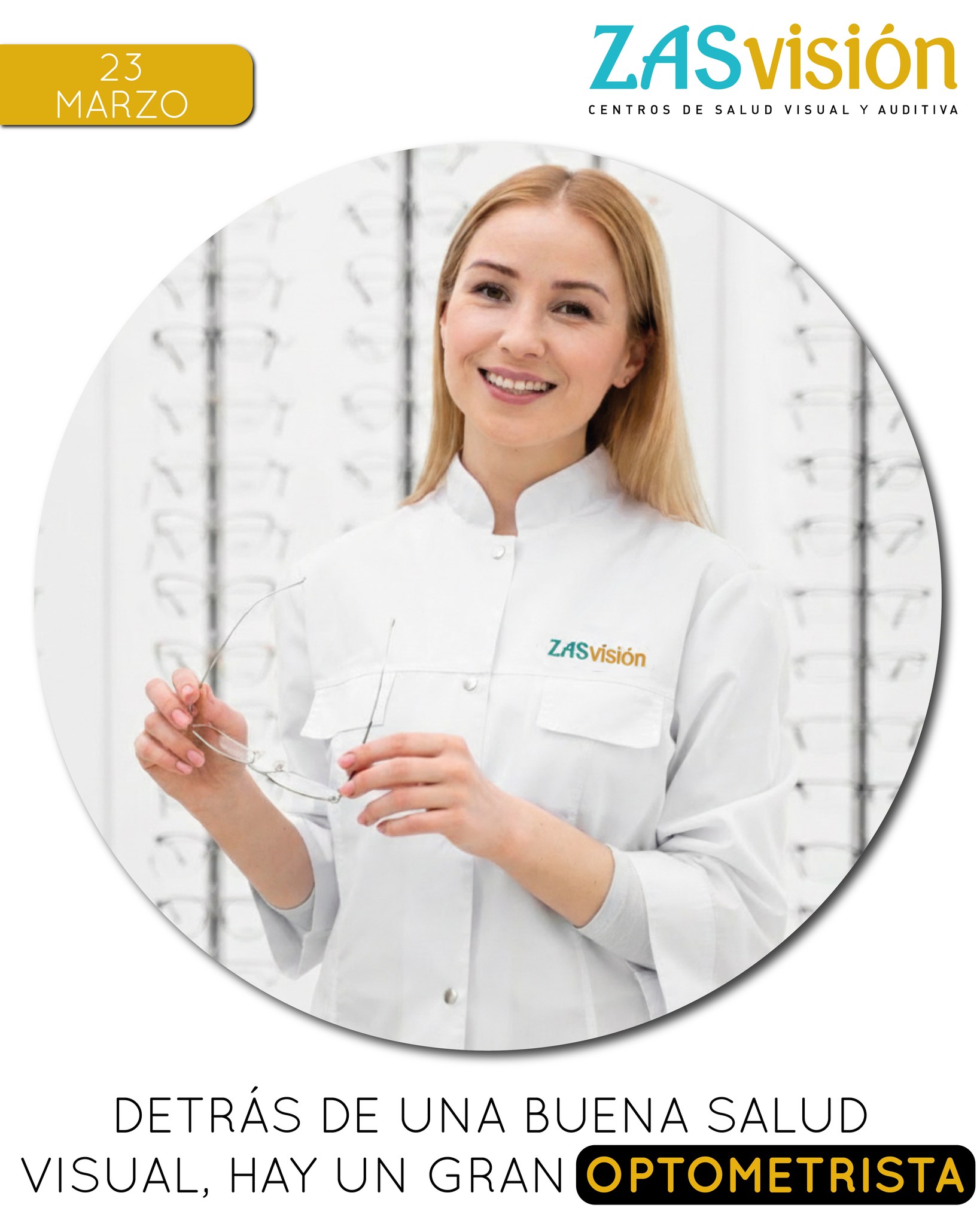 👁️✨ Detrás de cada buena salud visual, hay dedicación, cercanía y mucho mimo.
Hoy, en el Día del Optometrista, queremos poner en valor una profesión que va mucho más allá de graduar la vista 💚
Se trata de escuchar, de cuidar cada detalle y de acompañar a cada persona para que vea mejor… y viva mejor.
Porque en Óptica Santos Benicarló no solo trabajamos con gafas, trabajamos con personas 🤍
Gracias por confiar en nosotras cada día.
#DíaDelOptometrista #ÓpticaSantosBenicarló #SaludVisual #CuidamosDeTi #Optometría #VerBienVivirMejor