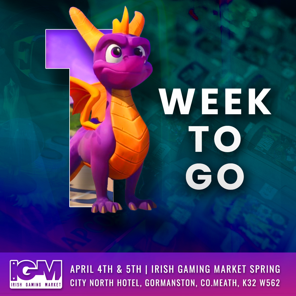 🚨1 WEEK TO GO🚨
Shop. Game. Cosplay. Compete.
Tickets are selling fast so we do encourage to get yours well in advance to avoid disappointment. ⭐
For those looking to compete in our Fighting Game Tournaments, this is the last day you can purchase your competitor tickets through Start.gg 🎮
For more information about the event and tickets visit our website! 🎫
Reminder ❗
- Our Fighting Game Tournaments take place on both Saturday & Sunday.
- Our Cosplay Masquerade takes place on Sunday ONLY.
—------------------------------------------------
Get Tickets Now via the link in our bio🔗
—------------------------------------------------
#IrishGamingMarket #cosplay #Igm2026 #igmspring #retrogaming #cosplay #gaming #eventsireland