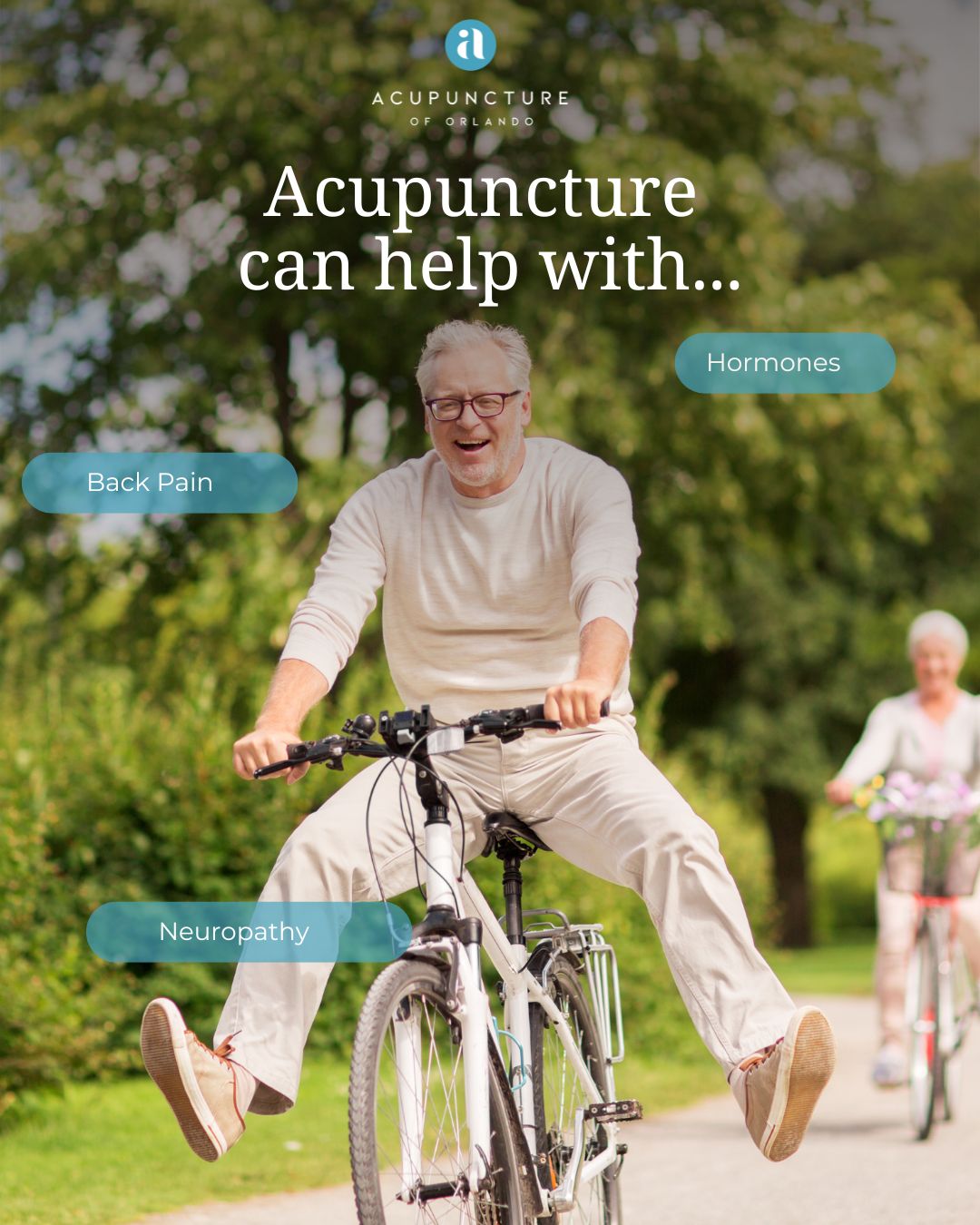 Acupuncture can help with many things and so is your chance to finally address what's been holding you back.
This month, April at Acupuncture of Orlando, we're focusing on:
🌿 Allergies
😵 Vertigo
🦴 Back Pain
⚡ Hormones
💜 Fibromyalgia
🧠 Neuropathy
Whether you've been dealing with one of these conditions for years or are just starting to explore natural alternatives — Dr. Zakia and the team are ready to create a personalized plan just for you.
Your healing starts here. Book your appointment today — link in bio!
#AcupunctureofOrlando #MarchWellness #HolisticHealth #Allergies #Vertigo #Osteoarthritis #Neuropathy #Fibromyalgia #TrigeminealNeuralgia #Wellness #Vitality #Health #Healing #PainRelief