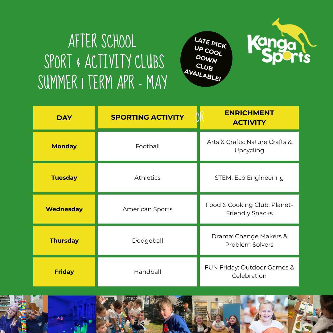 What a fantastic half term! 🎉
Our After School Sports and Activity Clubs have been having a blast with:
Hockey, Fantasy & Fairytale Crafts, Balloon Volleyball, Build It! (Lego & Structures), Aerobic Dance, Chinese New Year & Healthy Eating, Gagaball, Communication & Confidence, and Dodgeball - to name just a few.
Well done all!
If your children attend any of the following schools with late pick up clubs, booking is now open on iPAL for our new Summer timetable!
Beckfoot Allerton Primary School & Nursery
Beckfoot Heaton Primary School & Nursery
Beckfoot Priestthorpe Primary School
Boyle and Petyt
Brackenhill Primary School
Byron Primary School
Carlton Mills Primary School
Greatwood Community Nursery & Primary School
Meadow Bank Community Primary
St Stephen's CE Primary, Bradford
or any of the primary schools in the Upper Wharfedale Primary Federation
or any of the primary schools in the Upper Wharfedale Primary Federation