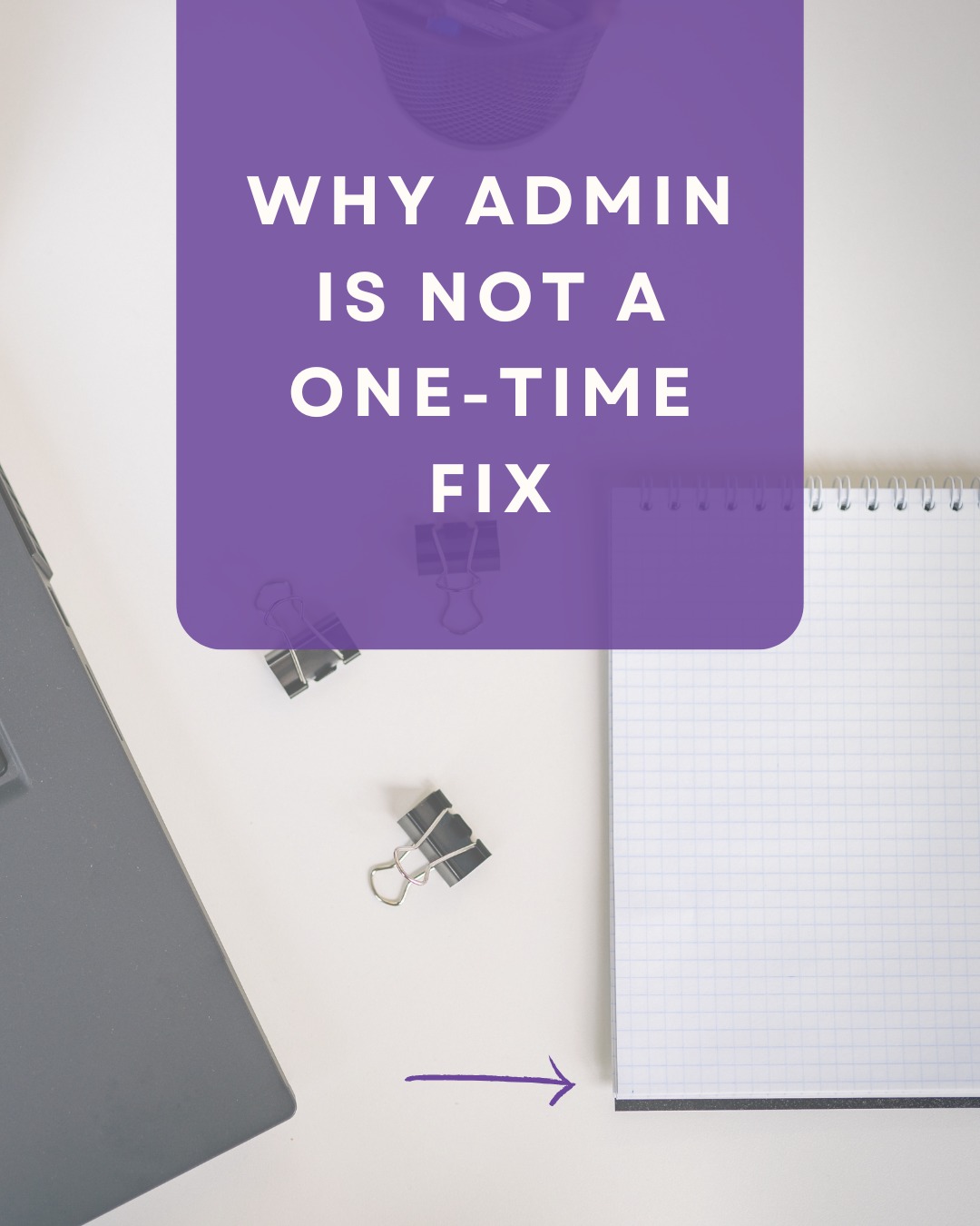 Admin is part of how a business stays steady, not something you tick off once.
#LittleWolfCS #AdminSupport #BusinessSupport #WorkSmarterNotHarder #smallbusinesssupport
