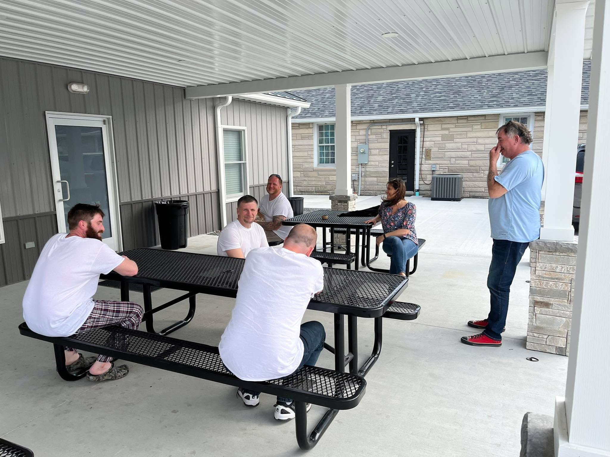 Apparently, I didn’t get the memo on the white T-shirts. 😬