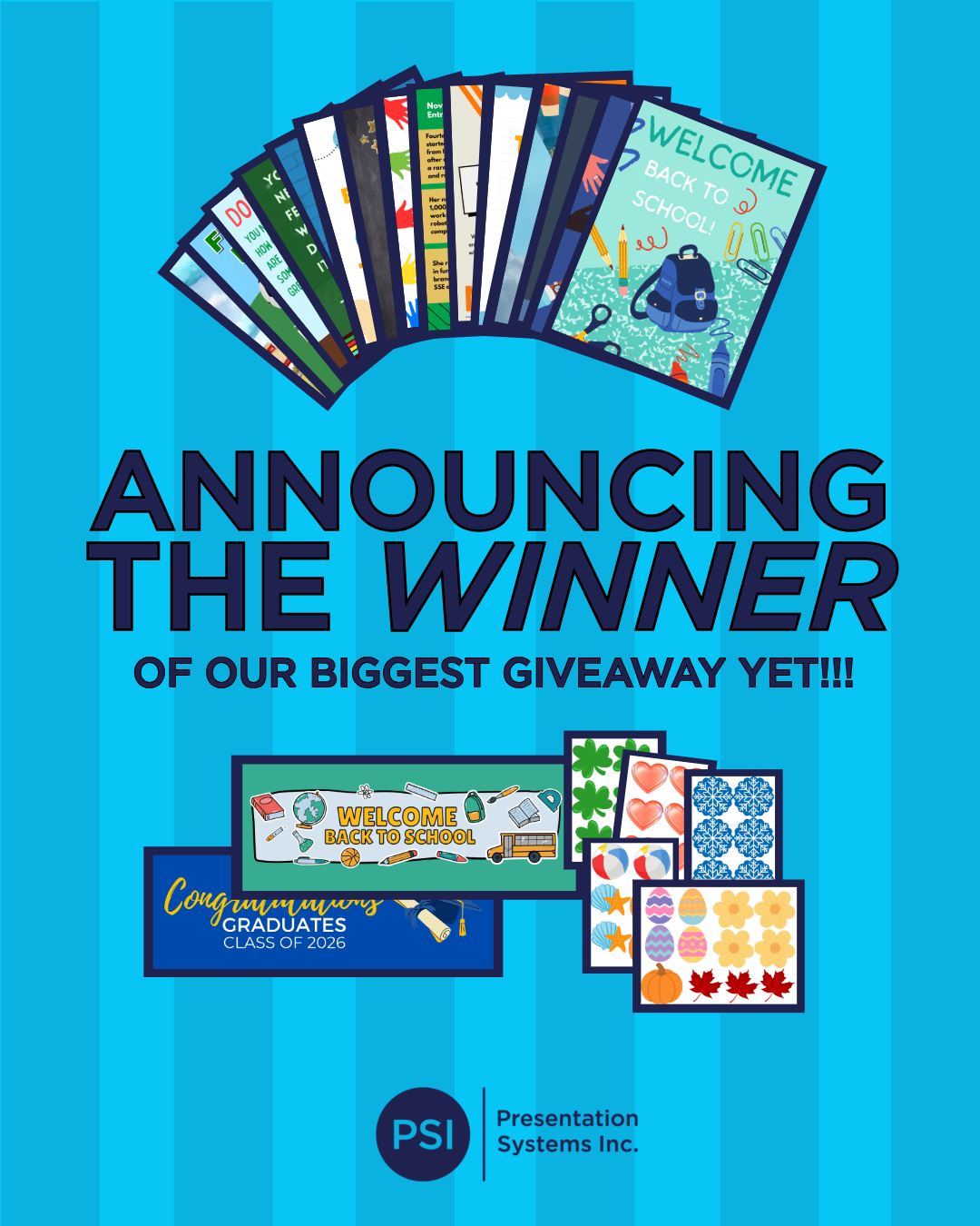 We are so excited to announce the winner of our biggest giveaway yet... @hackensackmiddleschool 🥳🤩