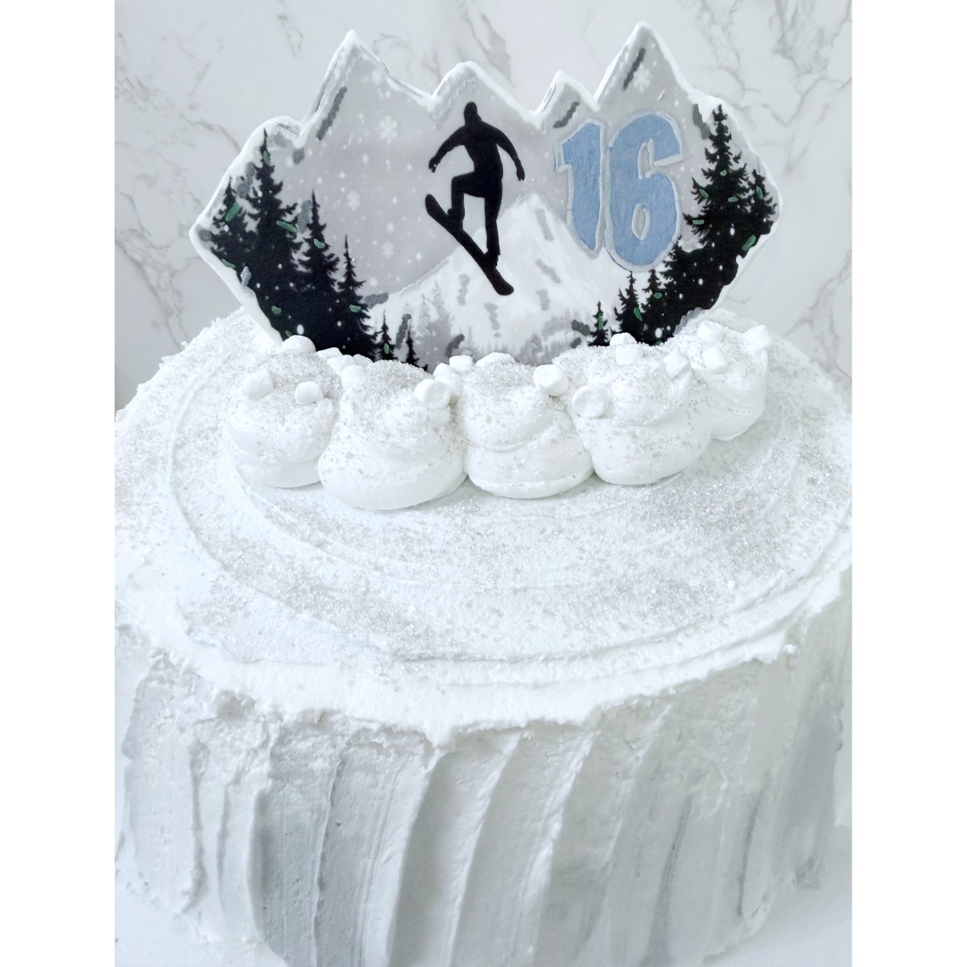 “Thank youuuu… Crushed it” – can’t beat feedback like that! 🏂
A mom came to me wanting a snowboarding cake that incorporated both the theme and his age. I designed an edible image that tied it all together into a clean, cohesive look. The final result? A cake that looked custom in every sense—and they absolutely loved it! ✨
Got a theme but not sure how to make it all come together? That’s my job 😉 One of my favorite kinds of orders: you bring the idea, and I turn it into something even better than you imagined.
This one definitely took us back to the cold—but spring is (supposedly) here! 🌸 Birthdays, showers, and all your important celebrations are on the horizon. Don’t wait—get your orders in now before the calendar fills up, and make your next party snow amazing! ❄️🎂
Size/Flavor: 8" Chocolate/Vanilla
Buttercream: Vanilla
🌐 www.treatsbyallyson.com
IG: @treatsbyallyson
FB: Treats by Allyson
New here? Welcome! 👋🏻 All my treats are dairy, egg, peanut, and tree nut-free, with fully customizable options: i.e. gluten, sugar & other ingredients to meet your needs—all without compromising on flavor (seriously, though, they’re even better!). Don’t believe me? Try them—you’ll never look back!
#CustomTreats #CakeDecorating #carrollcounty #carrollcountymd #carrollcountymaryland #weddingcakes #localbaker #localbakery #localbakeries #cupcakes #carrollcountybakery #manchestermd #hanoverpa #westminstermd #customcake #customcakes #customcakes #birthdaycake #SpringFlavors #springdessert #springdesserts