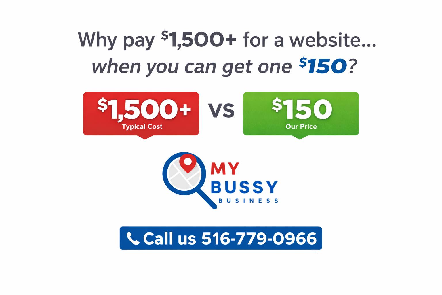 Before vs After having a website
Before:
“Text me for prices”
No presence on Google
Hard for customers to trust
Losing potential clients
After:
Professional online presence
Customers find you on Google
Clear services and pricing
More calls and more leads
That’s exactly what we do with MyBusyBusiness.
Starting at just $150 per year.
Message me and let’s build your website.
Powered by MyBusyBusiness
One Click Website Designers LLC
516-779-0966
www.oneclickwebsitedesigners.com
#smallbusiness #webdesign #digitalmarketing #localbusiness #businessgrowth #leadgeneration #entrepreneur #growyourbusiness #website #marketingstrategy #longislandbusiness #nassaubusiness #servicebusiness #smallbizowner #onlinepresence