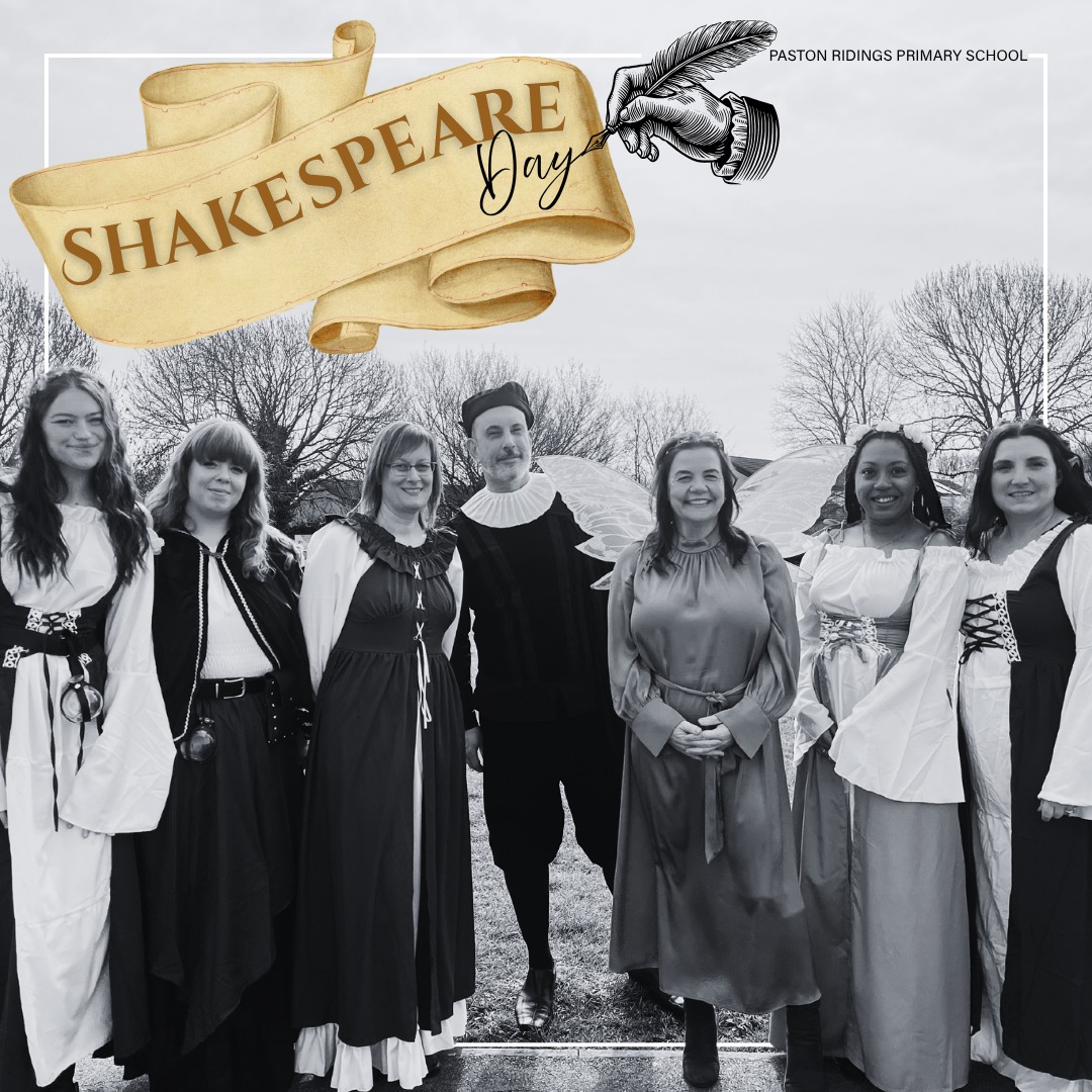 💫 What an amazing day!
Our school was buzzing from start to finish as some of our fantastic staff brought the magic to life by acting out a scene from A Midsummer Night’s Dream. Our brilliant Shakespeare Ambassadors led the assembly with confidence and enthusiasm 👏
A huge well done to both children and staff for their outstanding effort with costumes—so much creativity on display! 🎭
Throughout the day, children immersed themselves in exciting activities, from reporting the “death” of King Duncan to brewing mysterious potions 🧪
The whole-school parade was a definite highlight, with everyone showing off their outfits—tiptoeing as fairies or walking proudly as royals 👑
A truly magical day from beginning to end! 🎉
.
.
.
#shakespeare #bringinghistorytolife #SchoolCommunity #creativity #imagination #pastonproud