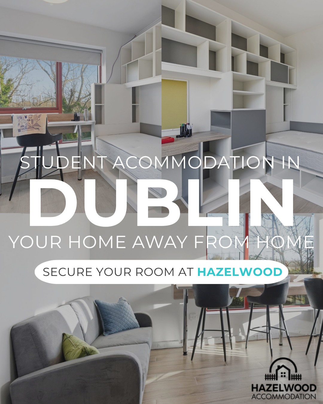 Dublin Student Living👨🏽🎓👩🏼🎓
Affordable En suite student rooms, just a stone's throw from Dublin City University. Bills included, Ben Dunne gym, safe & secure area, parking available, plenty of shops/restaurants nearby.
Swipe to see some rooms on offer, then click the link in our bio to reserve your space! ➡️
#hazelwoodstudentvillage