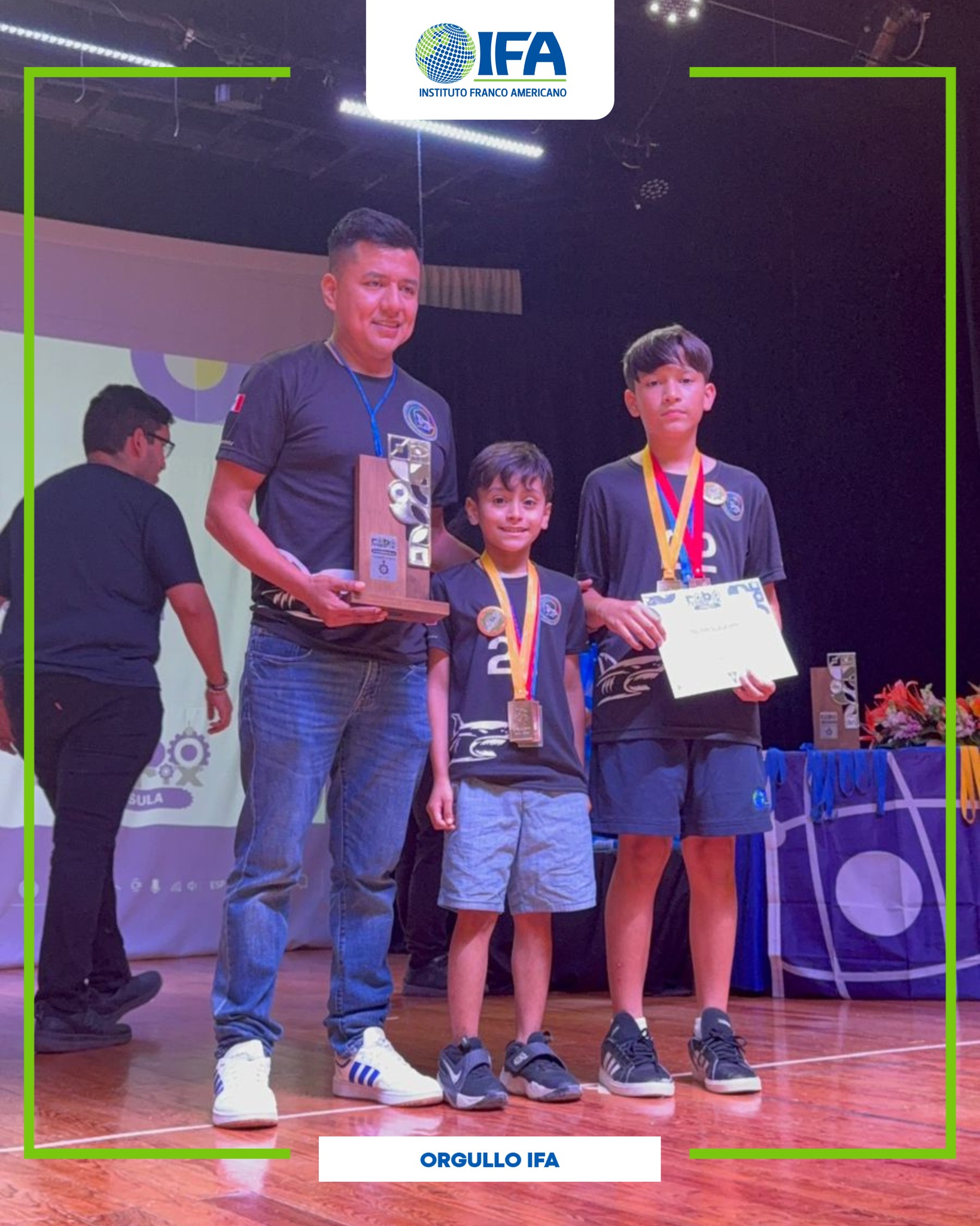 🤖🏆 Orgullo IFA Cancún 🇲🇽✨
Francisco y Rodrigo lo volvieron a hacer: 3 medallas en RoboMatrix Península 2026 💥
🥇 1er lugar en SumoLego
🥈 2do lugar en Seguidor de líneas
🥉 3er lugar en SumoLego
Un resultado que refleja talento, disciplina y preparación de alto nivel 🚀
En el Instituto Franco Americano Cancún no solo se aprende… se compite y se gana.
#OrgulloIFA #RoboMatrix2026 #Robótica #TalentoJoven #Cancún #EducaciónDeExcelencia 🤖🔥