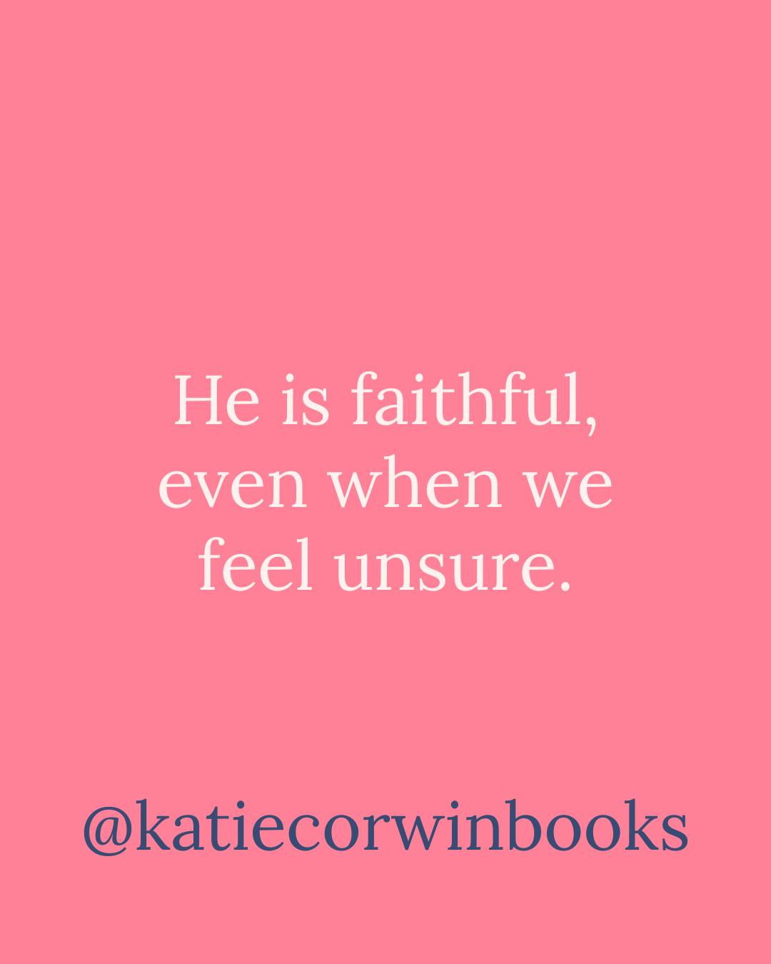 Your feelings don’t change His consistency. 🤍
That’s something steady to hold onto.
#bookstagram #books #reading #booklover #booksofinstagram #bookish #amreading #readmorebooks #Christianfiction #Christianbooks #Christianromance #cleanreads #faithreads #romancebooks #newbookalert #mustread #readersofinstagram #Christianauthor #bookcommunity #KatieCorwinBooks