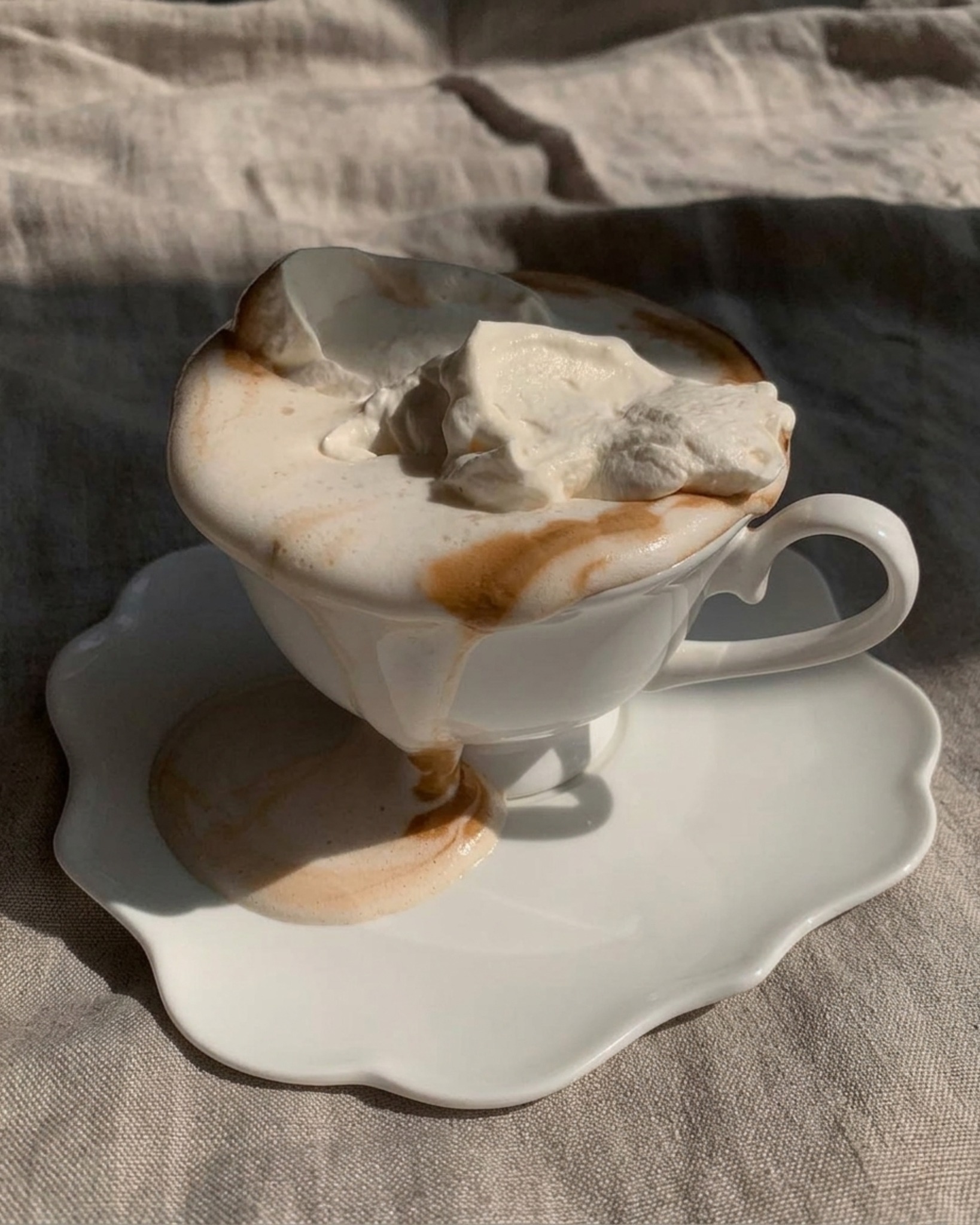 the lazy chai, in its purest form ☕️🫧