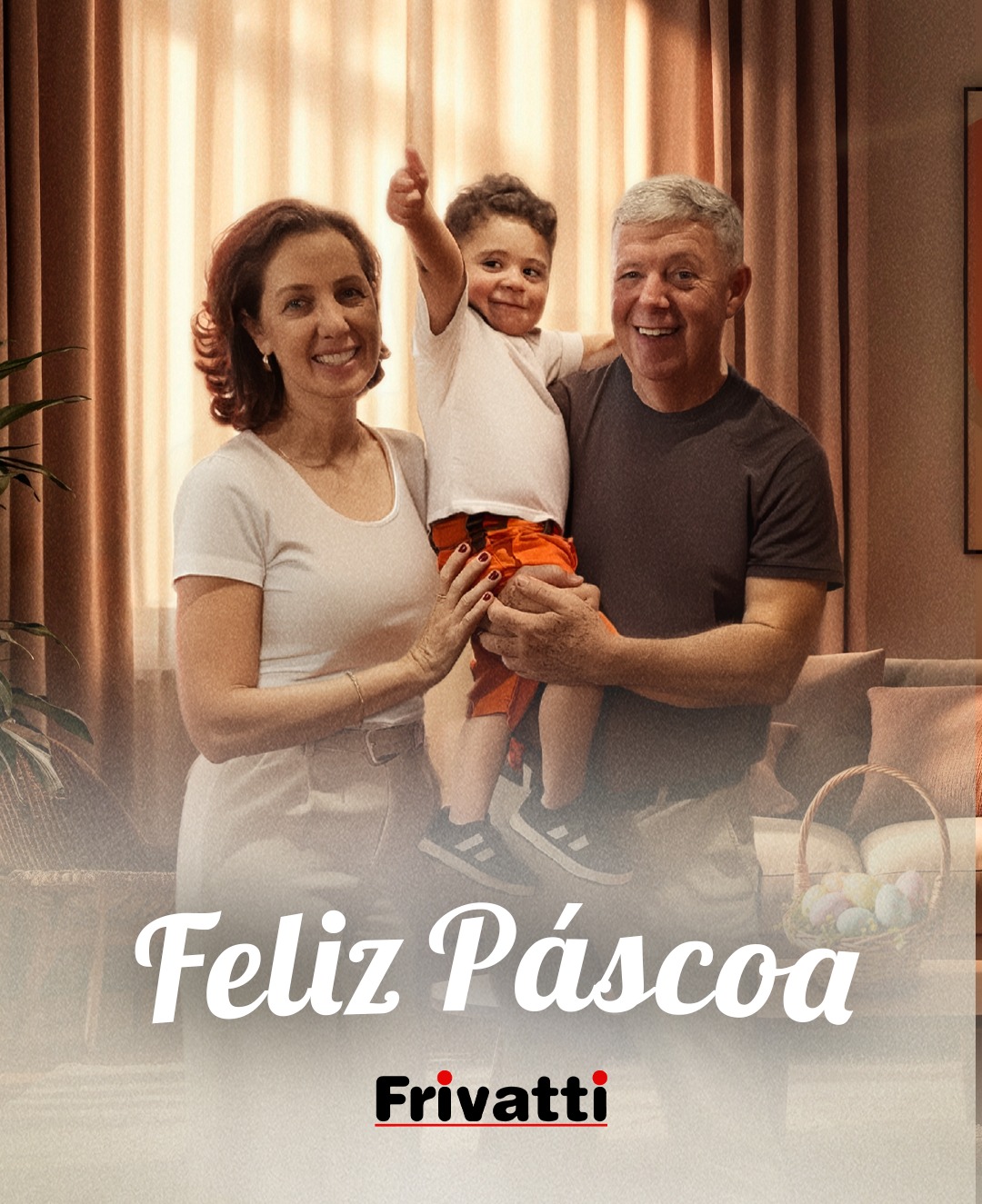 A Páscoa é um momento de reunir a família, compartilhar momentos simples e celebrar a vida em volta da mesa. Mais do que uma data comemorativa, ela também nos convida à reflexão sobre o cuidado com o próximo, a gratidão e a importância de estarmos presentes para quem amamos.
Que este seja um tempo de renovar esperanças, fortalecer os laços e valorizar aquilo que realmente importa.
A Frivatti deseja a todos uma Feliz e abençoada Páscoa. 🐰🥚💛
#Páscoa #FelizPáscoa #Família #MomentosQueImportam #Frivatti