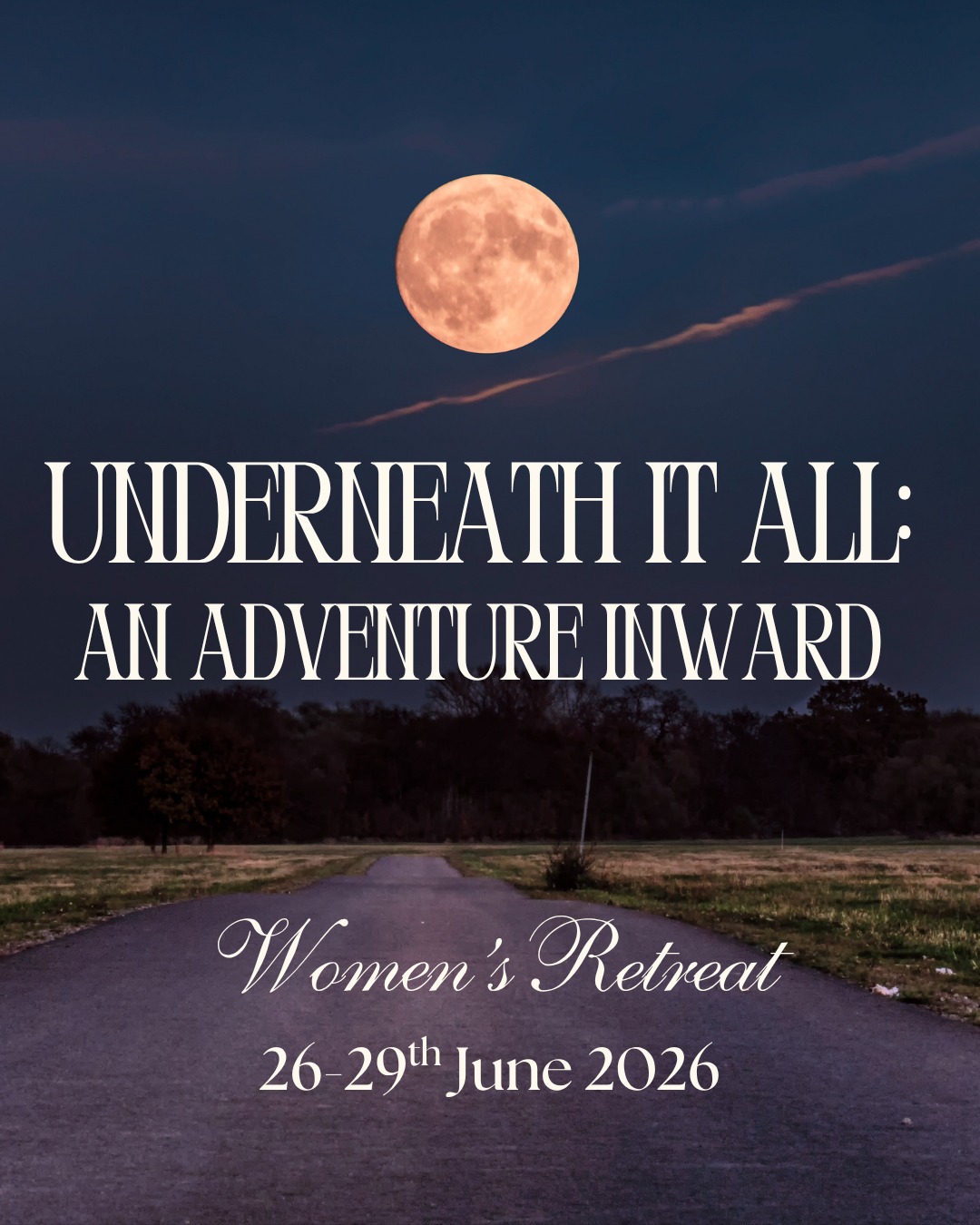 Underneath It All:
An Adventure Inward 🔥✨
An opportunity to deep dive within yourself, know yourself underneath the noise, the patterns and the coping mechanisms. Find yourself with us. 🌀
Intimate Women’s Retreat June 26-29th
🌀Trauma-informed somatic group therapy - deep dive into yourself
🧘🏻♀️Somatic education & embodiment
✨Sound baths under the stars
🎶Music and storytelling around the fire
🥩Private chef creating nourishing meals sourced from
local farms with ancestral theme
🔥Various group activities journalling, art, yin stretching, meditation, movement and lots more & space to just BE in nature