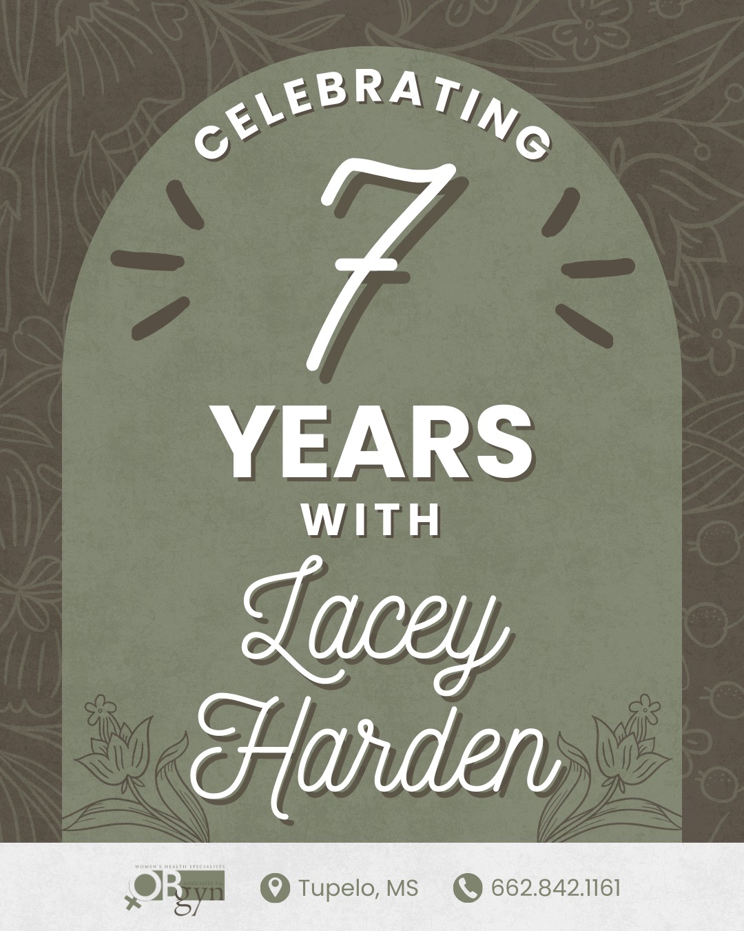 ✨ Congratulations to Lacey on 7 years with our team!
Her commitment and care make a difference for our patients and our staff alike. We’re thankful to have her with us!
-
#OBGYNAssociates #TupeloOBGYN #TupeloMS #OBGYN #WomensHealth #WorkAnniversary