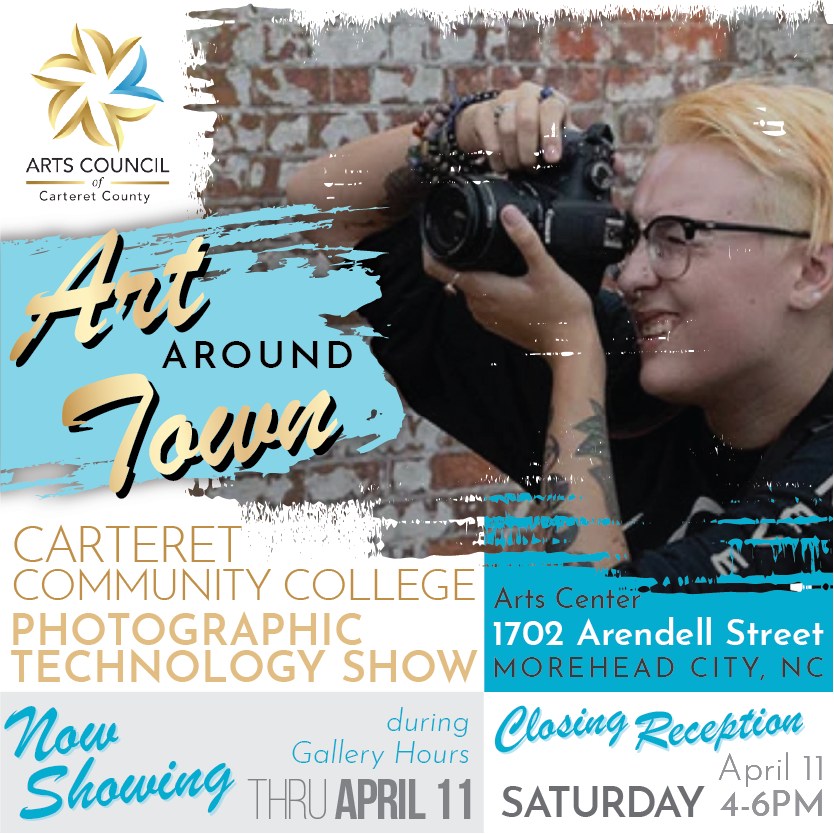 📷 Carteret Community College's Photographic Technology program is proud to present a student photography exhibition displayed in our gallery. This exhibition showcases a diverse collection of work created by emerging photographers, highlighting their technical growth, creative vision, and unique perspectives. Featuring a range of styles, from portraiture and landscape to conceptual and commercial imagery, this show celebrates both the artistry and discipline of photographic practice. 🖼️
We invite the community to join us in supporting these talented students and experiencing the power of visual storytelling. The show will be on display through April 11 during Gallery hours (Tuesday through Saturday from 11am until 5pm). All works are for sale. The public is invited to join us on Saturday, April 11, at 4pm for a closing reception where you will be able to meet these artists and speak with them about their works.
Who: Carteret Community College Photographic Technology Students
What: Photography Show
When: Now through April 11th during Gallery Hours (Tu-Sa 11am-5pm)
Where: The Arts Center, 1702 Arendell Street, Morehead City
#artscouncil #artshow #carteretcountyarts #crystalcoast #carteretcommunitycollege #artintheschools #collegephotography