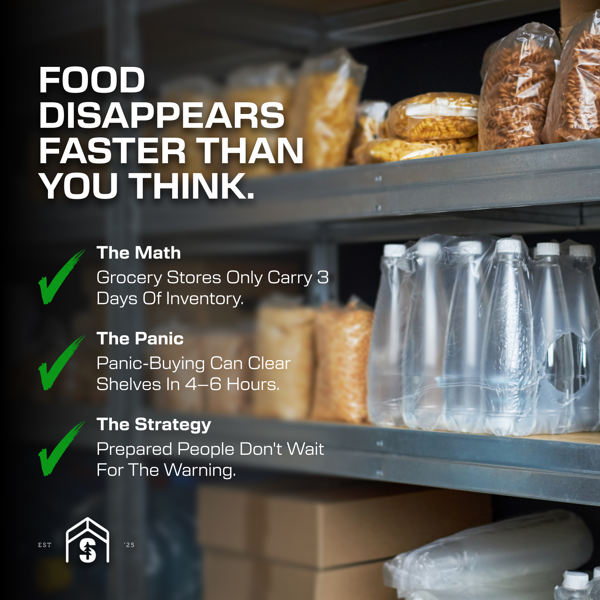 We live in a "just-in-time" world. When the supply chain stutters, the shelves empty instantly. Don't be the one standing in line when the sirens go off.
#TheSuburbanSurvivalist #SuburbanSurvivalist #Preparedness #CivilDefense #NuclearSafety #EMP #GridDown #OffGrid #SelfReliance
#SupplyChain #FoodSecurity #SelfSustaining