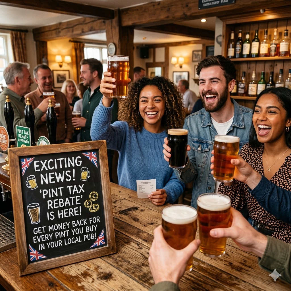 Exciting news! The government has just announced the brand-new ‘Pint Tax Rebate’ 🍺💰
Get money back for every pint you enjoy in your local pub! Finally, those long days of running your business and chasing invoices can be rewarded with a well-earned pint. Cheers to a tax season that actually cheers you back!
#AprilFools #TaxHumor #SmallBusinessUK #PortsmouthBusiness #HMRC