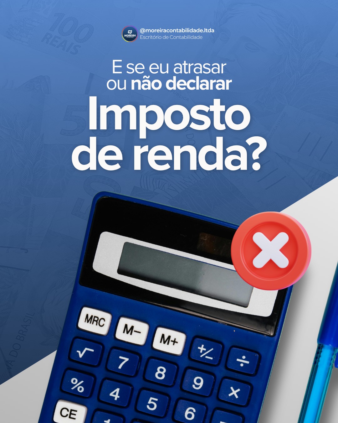 Para quem é dono de negócio, um CPF irregular é o começo de um efeito dominó: ele trava o seu CNPJ, impede a renovação de certidões e bloqueia a sua distribuição de lucros. 💰
O "deixar para depois" pode paralisar as operações da sua empresa e impedir que você consiga aquele crédito no banco ou participe de licitações. O Leão não perdoa a falta de estratégia no cruzamento entre o seu pro-labore e o seu patrimônio.
Não coloque a operação do seu negócio em risco por uma pendência evitável. Na Moreira Contabilidade, cuidamos da sua declaração para que você foque apenas no crescimento da sua empresa. 🦁
Não deixe uma pendência no CPF travar a operação do seu CNPJ. Clique no link da bio e garanta a regularidade do seu patrimônio! 📲