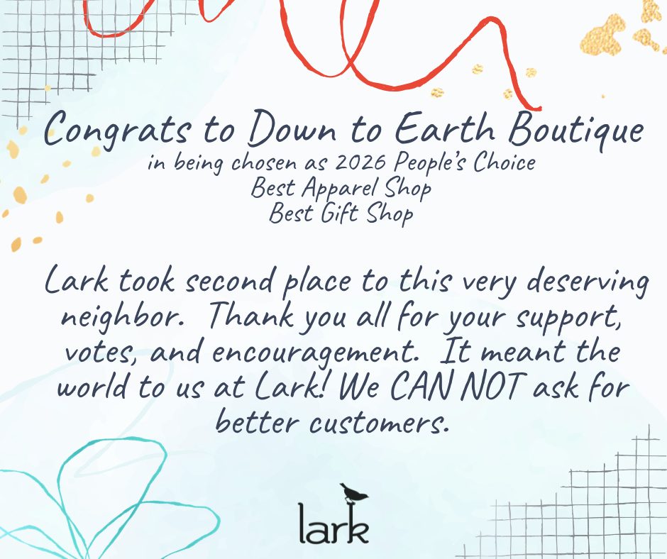 Congrats Down to Earth Boutique! Very Deserved.