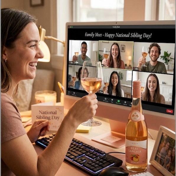 Near or far, you always raise a glass together. 🥂🍑
Toast your siblings with Reál Sangria Peach.
#ReálSangria #importedfromspain🇪🇸 #WorldSiblingDay #PeachSangria #ToastTogether #FamilyMoments #SipAndShare