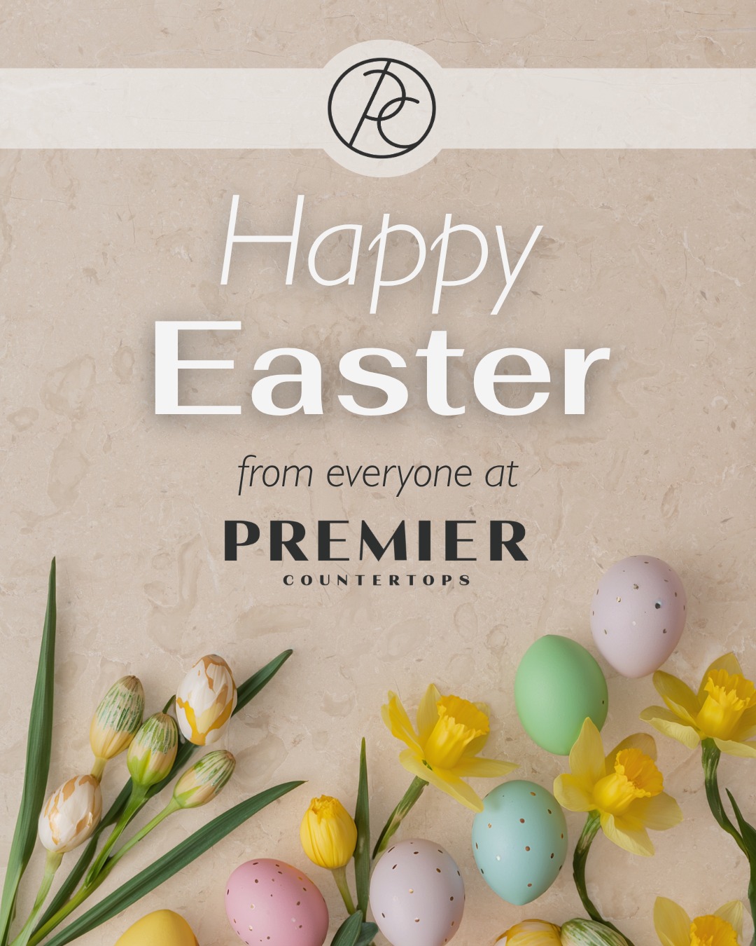🐣 Happy Easter from Premier Countertops!
Wishing you a day filled with joy, fresh beginnings, and time spent with the people who matter most. May your home be full of warmth, laughter, and beautiful moments this season. 💛
-
#PremierCountertops #HappyEaster