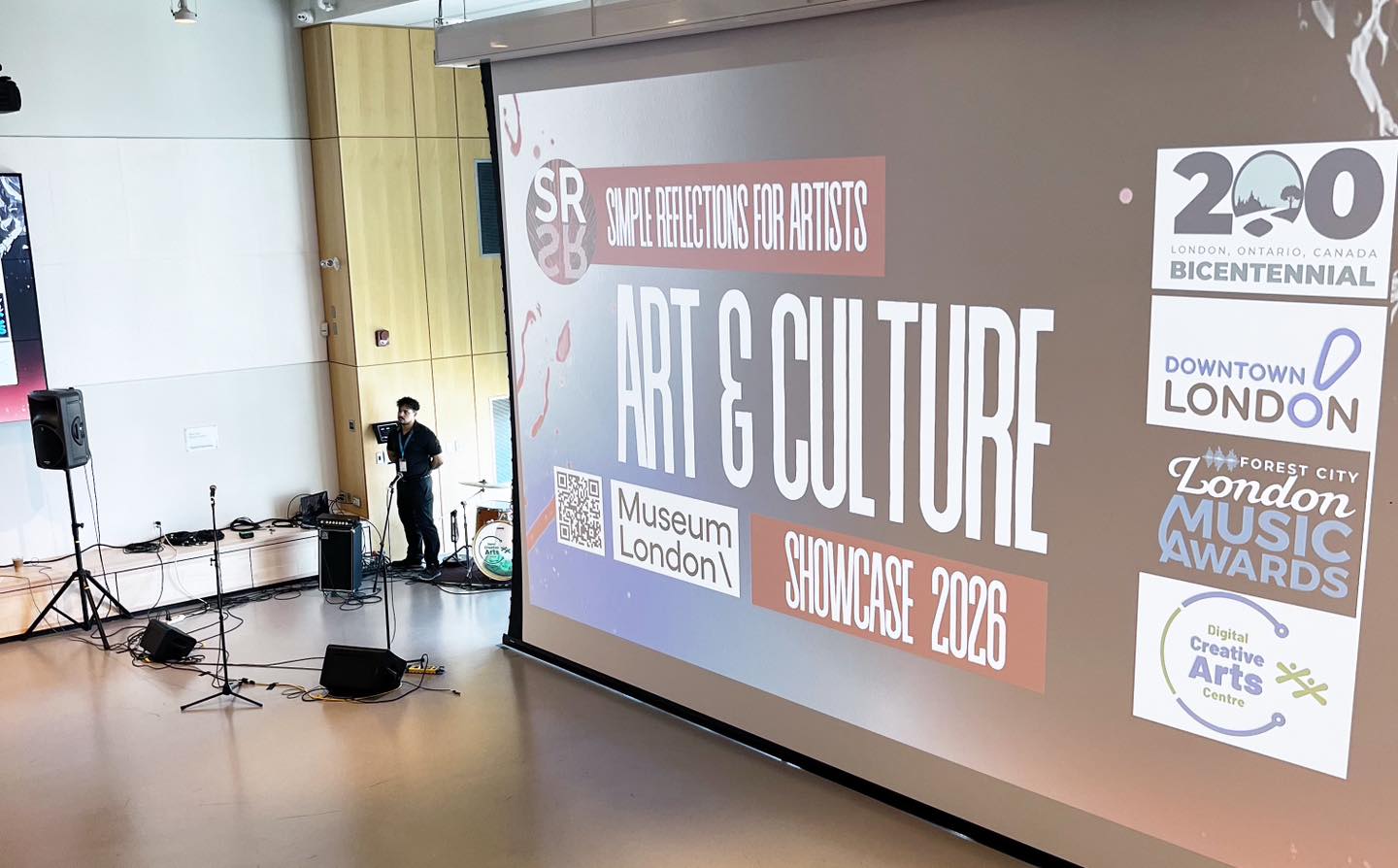 The London Arts Council was proud to attend today's Art & Culture Showcase at Museum London, presented by Simple Reflections.
Bicentennial presentation, "200 Years of Forest City: Music, Community & Legacy," was a moving tribute to London's history, artists, and Indigenous roots. It was a proud moment for our city.
It was wonderful to see elected representatives and arts leaders showing up and standing alongside artists. This is how vibrant cities are built.
Well done to everyone involved!