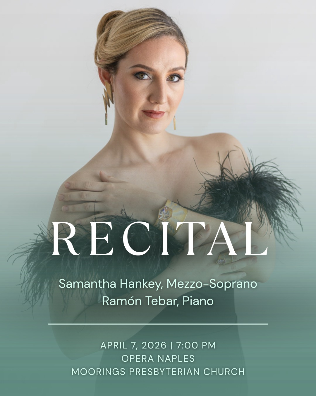 Up next! On April 7, I'll be giving a recital with @opera_naples at the Moorings Presbyterian Church, joined by @ramon_tebar at the piano. We’ve put together a program of some of my favorite Lieder, Songs, American Songbook selections and arias, and I’m really looking forward to sharing it!
I grew up visiting family here, so Naples has always held a lot of memories for me, and I find there’s something extra special about getting to make music in places you have personal ties to, and this year has been full of those moments!
Visit the link in my Stories for tickets 🎟️ Hope to see you there 🤍
📸: @ogilviephoto for @patinagallery wearing @atelierzobel