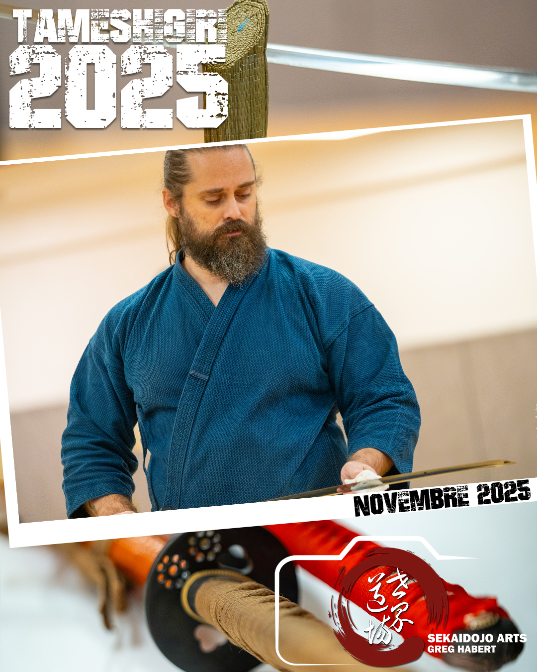 Tameshigiri 2025 - Photo semaine 17
Stage de coupe à la MJC Palaiseau.
Animé par Greg Habert.
Photo Sekaidojo arts par Carole Nicco et Greg Habert
#Aikido #Shizengeiko #StageAikido #FFAB #ArtsMartiaux #Nature #Partage #aikido #aïkido #aikidoforall #aikidoka #iaido #kenjutsu #budo #aikidotechnique #aikidoforall #sekaidojo #aikido_aikikai #aikidoaikikai #aikido_techiniques #womenaikido #aikikai #aikidoaikikai #thebudolife #shizengeiko #Shizengeikoharu #合気道 #spring #franceaikido