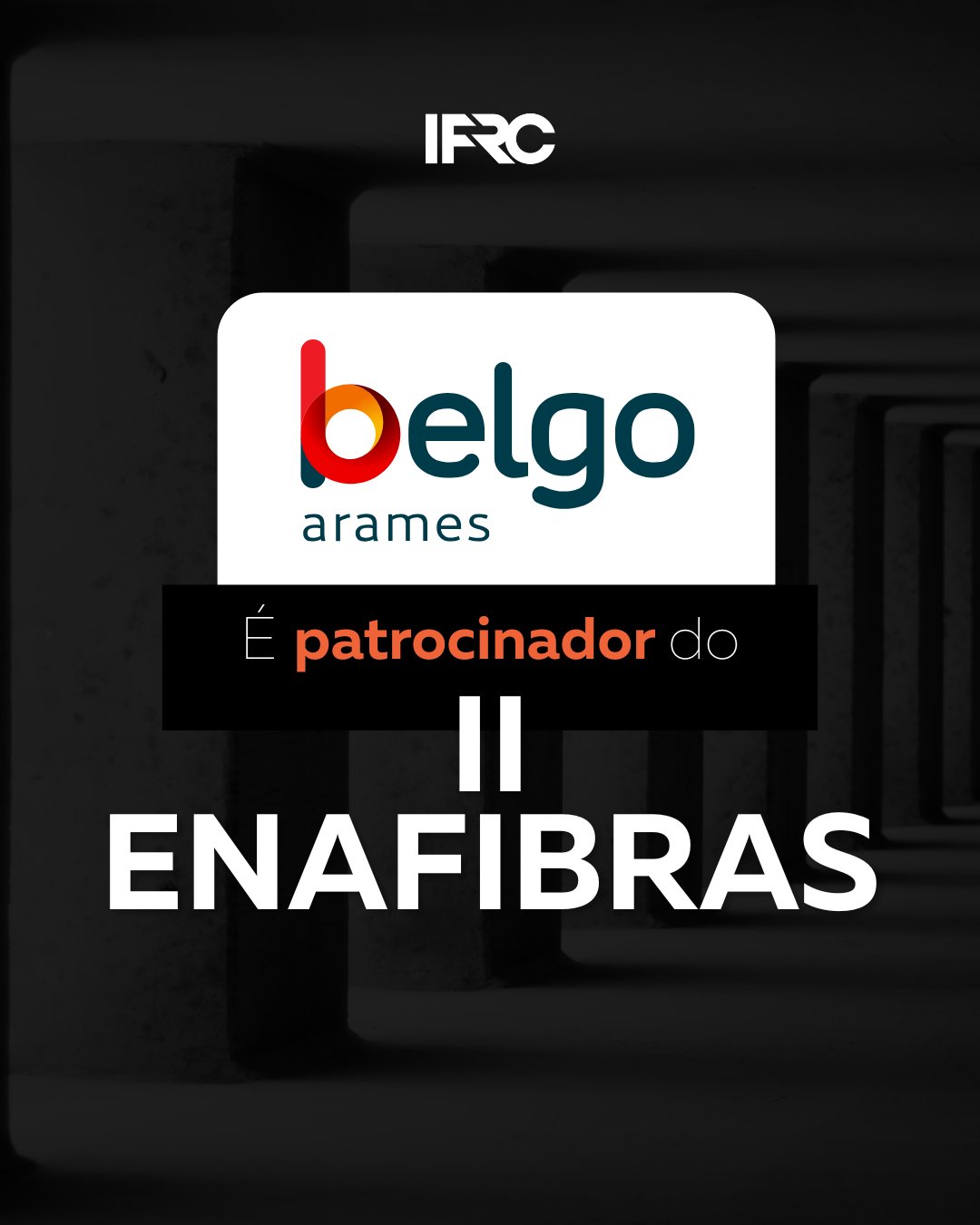 O II ENAFIBRAS ganha ainda mais relevância ao lado de marcas que fazem a diferença no presente e ajudam a construir o futuro do setor.
Nosso reconhecimento à Belgo Arames, que se posiciona entre as protagonistas do mercado. Estar no ENAFIBRAS é associar sua marca a um movimento que eleva o padrão técnico, fortalece a cadeia e promove discussões que realmente impactam o desenvolvimento do universo de fibras para concreto.
Seguimos juntos, conectando marcas que lideram, profissionais que evoluem e ideias que constroem um mercado cada vez mais forte, inovador e preparado para o que vem pela frente.
E você já garantiu sua inscrição? Acesse o link em nossa bio e faça parte desse movimento.