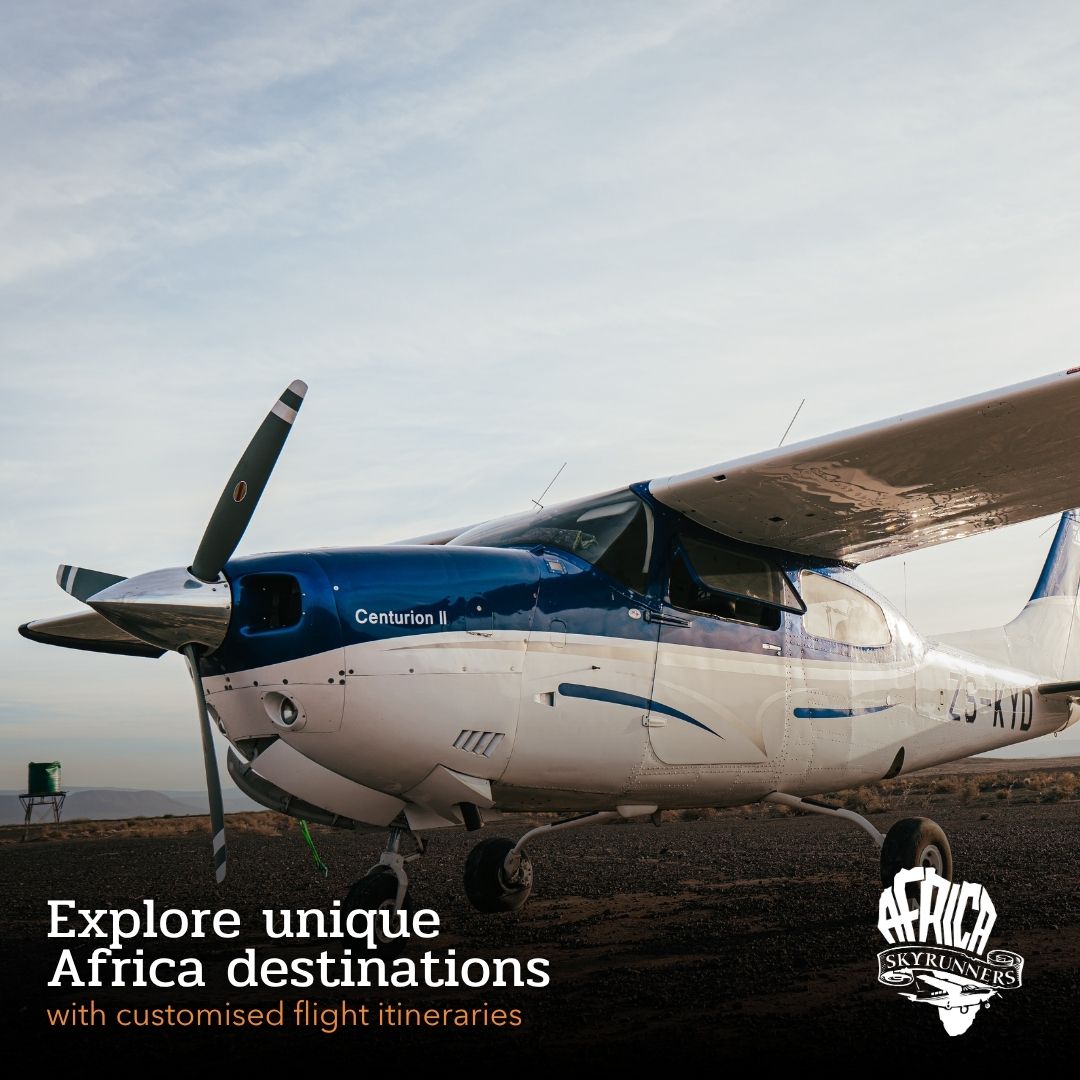 Explore unique Africa destinations and adventures with customised flight itineraries; from safaris at world-class game viewing sites to thrilling dives in Mozambique's pristine waters, and stargazing in the vast Karoo, complemented by culinary experiences celebrating the cultural richness of each location.
Comment the words FLYING SAFARIS and we will send you the link via DM.
#AfricaSkyRunners #FlyingSafari #AirSafariAdventure
