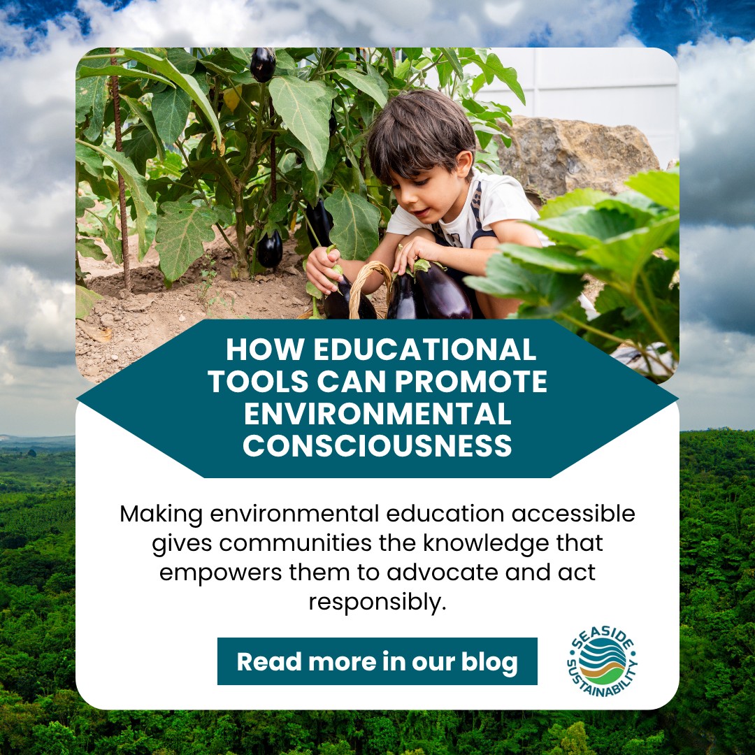 Environmental education provides educators, scientists, and sustainability advocates with the opportunity to pave the way for long-term sustainability.
Educational materials raise awareness and interest in sustainable practices and environmental justice, encouraging collective movements!
Learn more about educating yourself and others in our blog post!
www.seasidesustainability.org/blog 🧑💻
#seasidesustainability #newblog #environmentaleducation