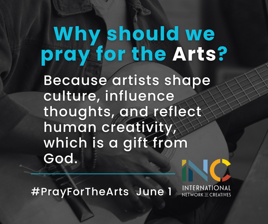 Join the International Network of Creatives June 1, 2026 as we PRAY FOR THE ARTS! Click this link to sign-up: https://incswfl.churchcenter.com/people/forms/561161. #INC #PrayForTheArts