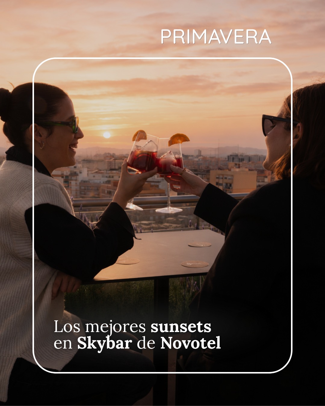 La primavera sabe mucho mejor desde las alturas 🌇
Si quieres desconectar de verdad estas pascuas y disfrutar de los mejores atardeceres de Valencia, te esperamos en SkyBar.
Momentos íntimos, especiales y un plan abierto para todo el mundo.
Tardeos, noches o afterwork, este es tu sitio para esta primavera.
#skybarvalencia #novotelvalencia #rooftopvalencia #tardeovalencia #sunsetvalencia