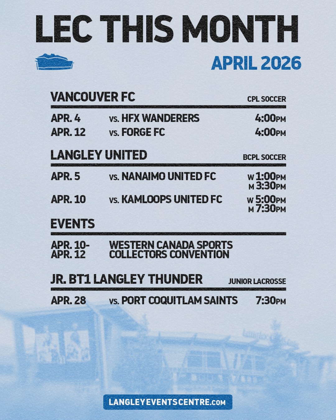 Spring is here, and that means it’s game time both on the soccer pitch and lacrosse turf.
Plus we have the return of the Western Canada Sports Collectors Convention featuring a trio of NHL legends