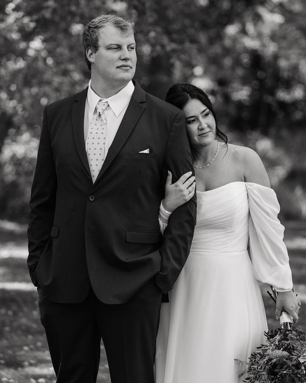 From our brides, with love 🌙
"I wanted to share with you a few of my favorite wedding photos that truly captured how beautiful my dress was & how handsome all the guys looked in their tuxes. We can't thank all of your staff enough for their patience & ease with this process. "
Madeline + Blake
10.11.25
@sarahmarschallphoto