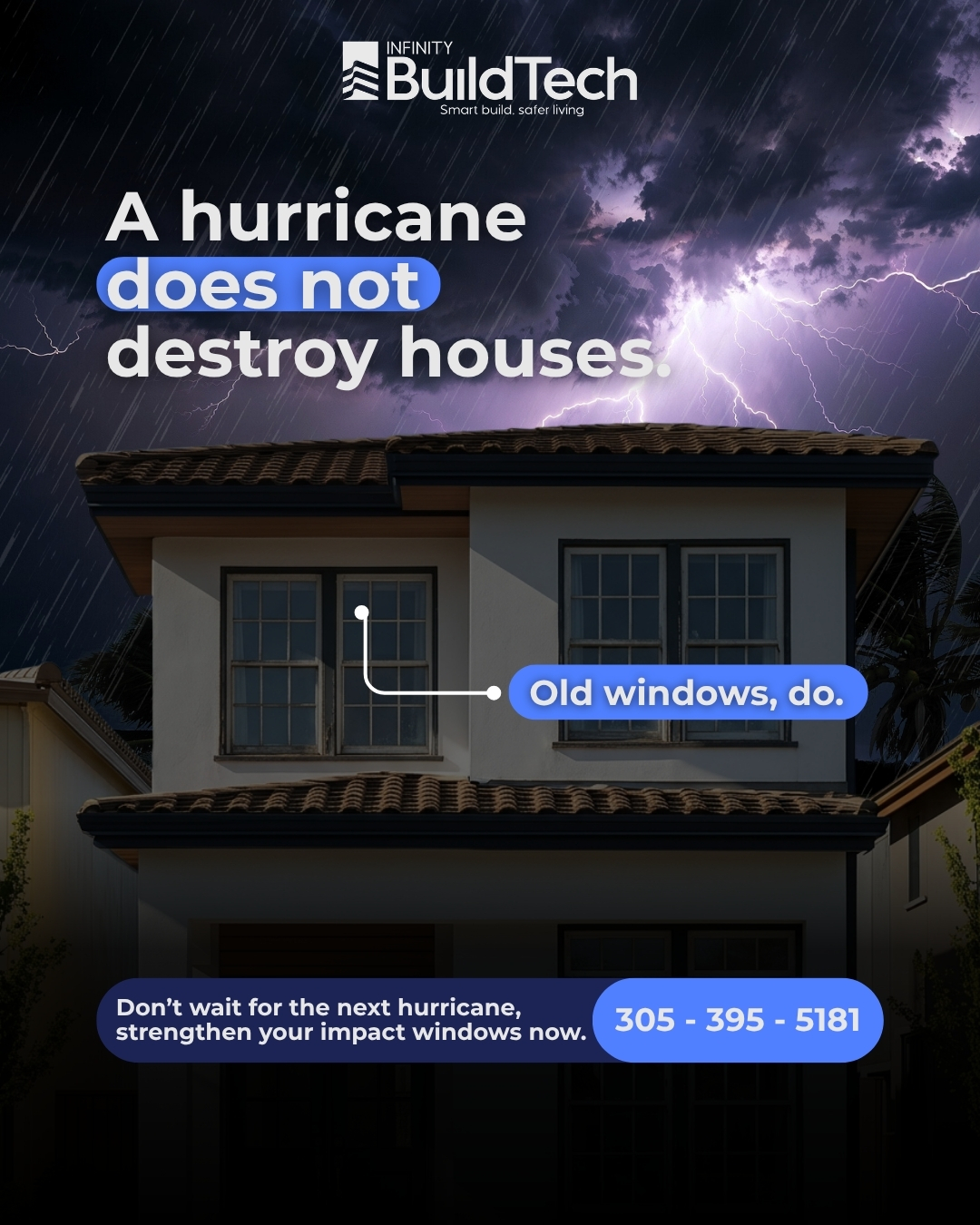 🌪️ Hurricanes don’t destroy homes… old windows do.
If your house still relies on outdated glass, you’re leaving your safety to chance.
💪 Upgrade to high‑impact windows and turn your home into a fortress.
Prevention always costs less than repair.
#miamidade #impactwindowsmiami #hurricaneseason #segurity