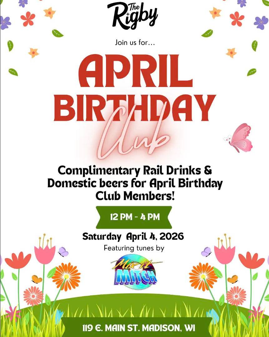 April babies, this oneโs yours ๐๐พ
Complimentary drinks? Say less.
Weโre celebrating all month, but this is your moment ๐
Pull up, bring your people, and letโs make it a birthday worth remembering ๐ฅ
Saturday, April 4. 12โ4 PM. The Rigby.
#rigbyforthepeople #aprilbdayclub #complimentarydrinks #celebrate #aprilbabies