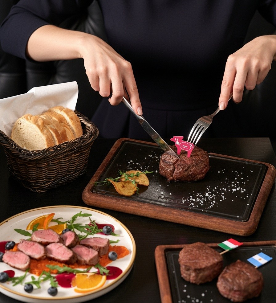 Budapest egyik legjobb steakhouse élménye – La Pampa. 🥩🔥
Prémium steak válogatás Argentínától az USA-ig, tökéletes érlelés és sütés minden falatban. Exkluzív hangulat, mégis családbarát steakhouse Budapesten.
Ha igazi steakhouse Budapest, premium steak és különleges, mégis laza élmény – La Pampa.
#steakhousebudapest #lapampasteakhouse #premiumsteak #csaladbarat #budapestrestaurant #steaklover #borparositas