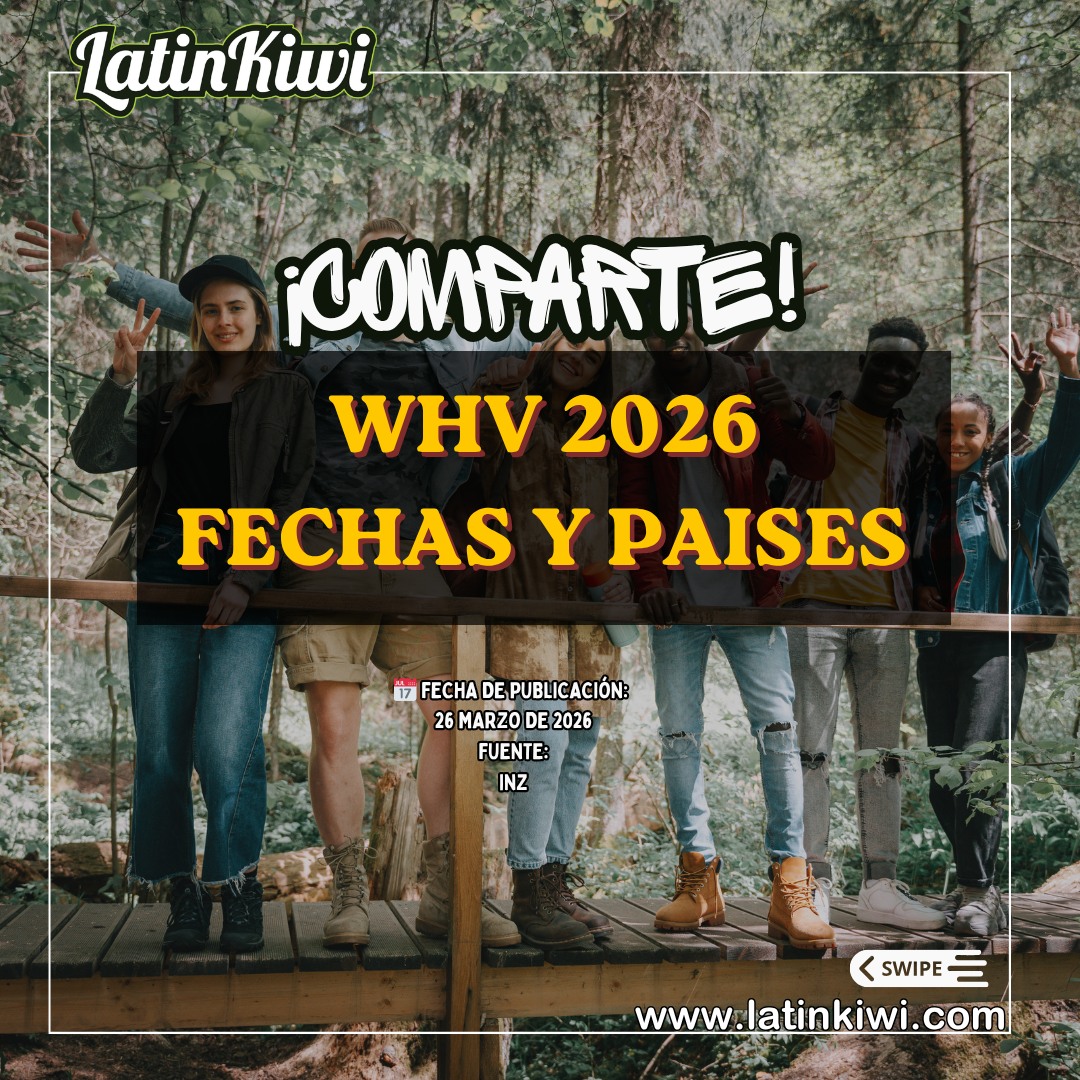 ¿Vas por la WHV Nueva Zelanda 2026?
Guarda este post porque aquí tienes TODO lo que necesitas saber 👇
📅 Te comparto todas las fechas clave de la WHV 2026 para Latinoamérica
🇲🇽 Y no te pierdas el reporte REAL de lo que pasó el día de la aplicación en México si vas a aplicar este año.
⚠️ Ojo: este 2026 vienen nuevos retos
Y si no te preparas… puedes perder una gran oportunidad de sacarle más provecho a tus meses como WHV en NZ!
La diferencia está en llegar con:
✔ Más información
✔ Más estrategia
✔ Más herramientas
Ve a la guía completa en mi página www.latinkiwi.com dónde ya están de regreso las NUEVAS ASESORÍAS PERSONALIZADAS PARA WHV! MÁS COMPLETAS QUE NUNCA! ( Cupos Limitados ) ¿ Que más necesitas para lograr tus metas de este lado del planeta ? 😘 ¡ Ánimo !
#Latinkiwi #NuevaZelandaenespañol #NZinSpanish #whv2026
Sígueme en #Latinkiwi para más contenido de #nuevazelandaenespañol