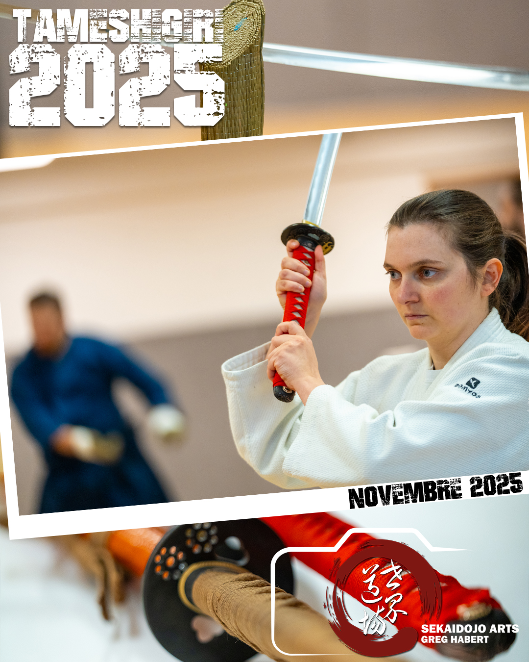 Tameshigiri 2025 - Photo semaine 16
Stage de coupe à la MJC Palaiseau.
Animé par Greg Habert.
Photo Sekaidojo arts par Carole Nicco et Greg Habert
#Aikido #Shizengeiko #StageAikido #FFAB #ArtsMartiaux #Nature #Partage #aikido #aïkido #aikidoforall #aikidoka #iaido #kenjutsu #budo #aikidotechnique #aikidoforall #sekaidojo #aikido_aikikai #aikidoaikikai #aikido_techiniques #womenaikido #aikikai #aikidoaikikai #thebudolife #shizengeiko #Shizengeikoharu #合気道 #spring #franceaikido