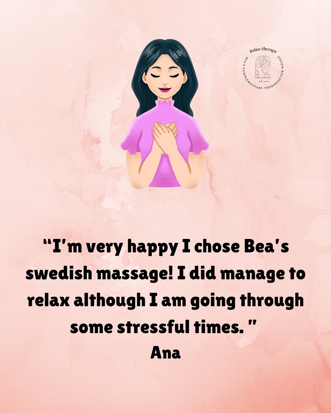 Celebrating 14 years in business
Ana came in needing just one thing — an hour to pause.
Like many busy mums, her days are full. Always thinking ahead, always holding everything together, even while going through a stressful time.
She chose a Swedish massage, hoping simply to switch off for a little while.
“I’m very happy I chose Bea’s Swedish massage! I did manage to relax although I am going through some stressful times.” 🤍
And that’s exactly it — it’s not about everything being perfect. It’s about giving yourself permission to stop, breathe, and be looked after, even in the middle of it all.
If you’re holding a lot right now, maybe an hour is all you need to feel a little more like yourself again.
#massage #relax #purley #busymums #selfcarefirst
