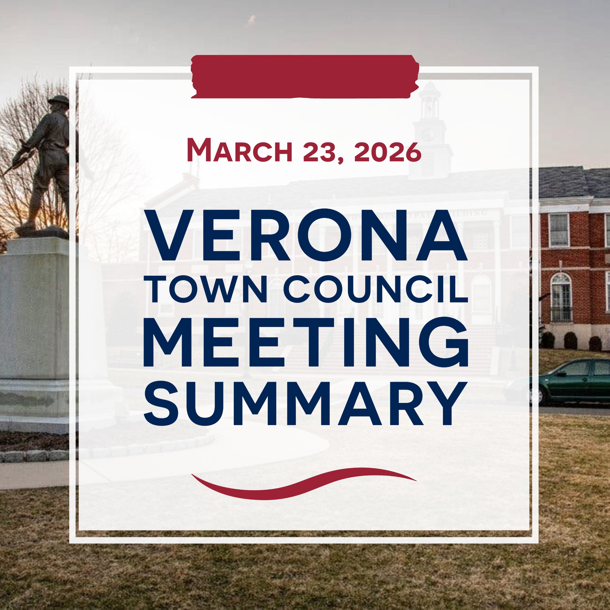 At our last meeting on Monday, March 23rd we introduced our budget for 2026. Read my latest summary for the update! https://www.christinemcgrathverona.com/post/march-23rd-meeting-summary