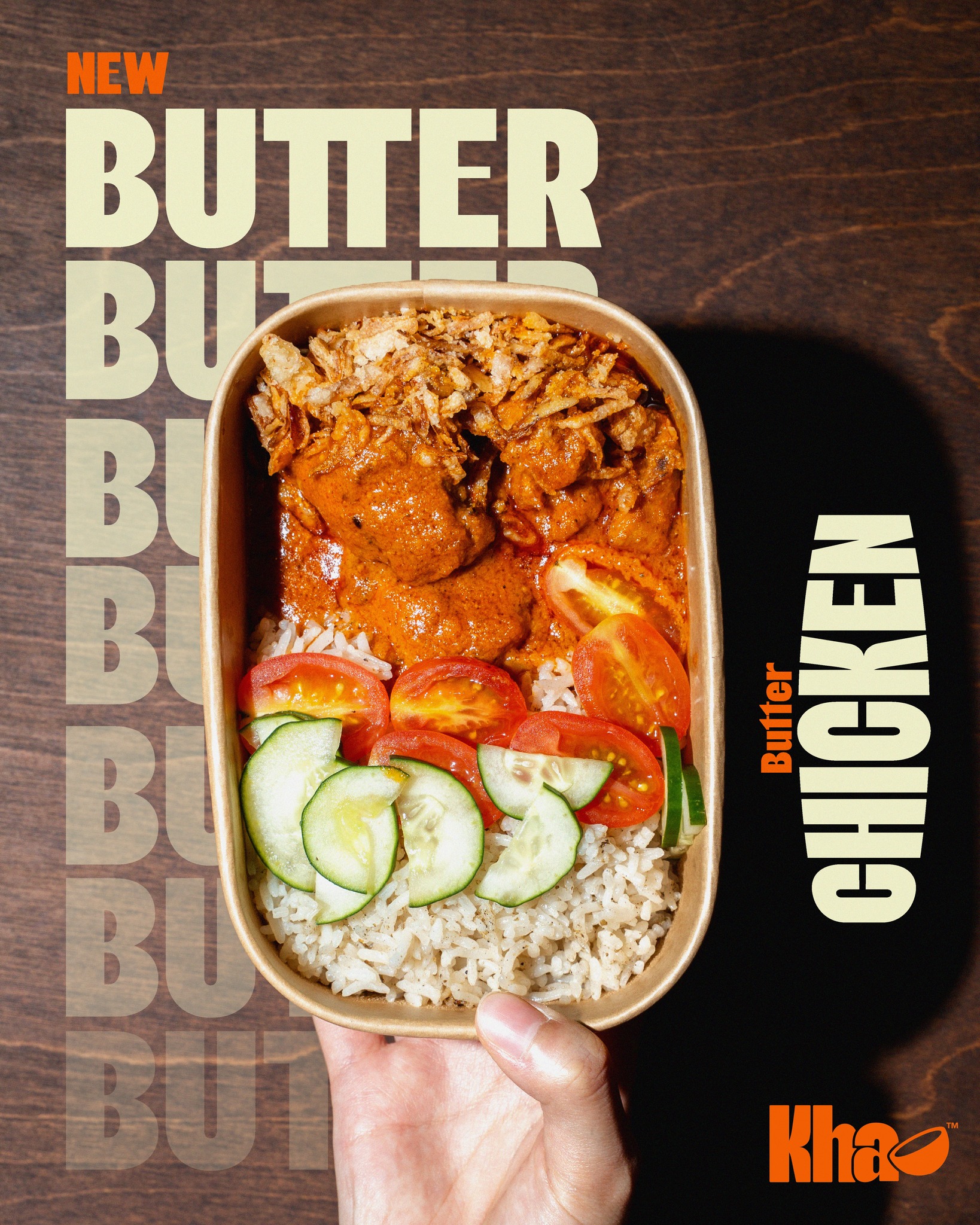 We said we’re not launching our butter chicken bowl…april fools 🤭
it’s real. introducing our butter chicken bowl —
roasted chicken in our signature tomato sauce,
served over rice with cucumbers and tomatoes,
finished with crispy shallots.
Available at all outlets and online. You’ve seen it. Now come try it.
#khaosg #tangs #greatworldcity #funanmall #sgfood