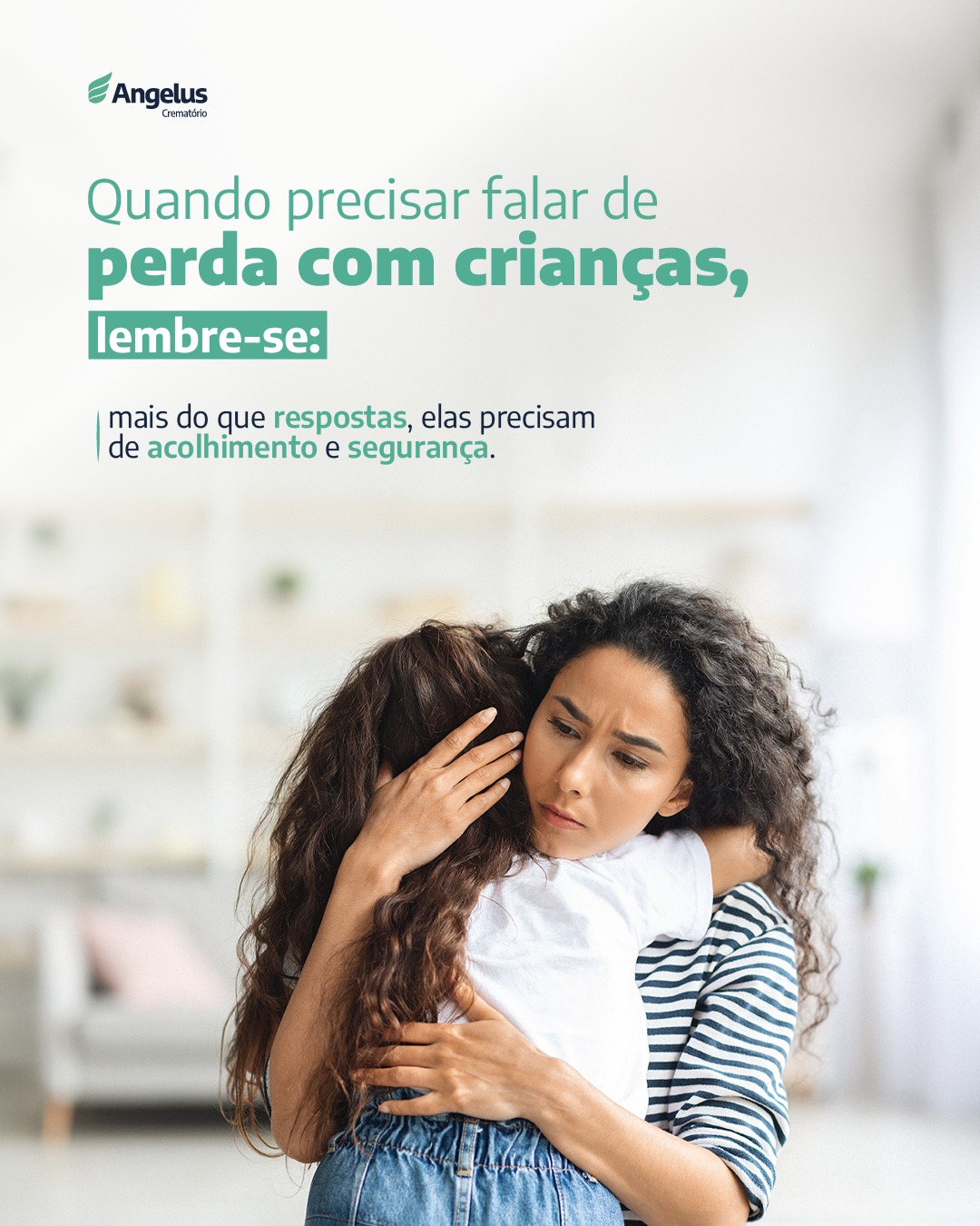 Perdas são momentos delicados e difíceis, e quando esse momento envolve crianças, o desafio é ainda maior. Por isso, é importante falar com clareza e sensibilidade, usando uma linguagem simples e verdadeira, adequada à idade da criança.
Evite metáforas que possam confundir ou gerar medo, e esteja disponível para ouvir e acolher cada sentimento. Crianças podem reagir de formas diferentes, e todas elas precisam ser respeitadas.
Mais do que respostas perfeitas, o que a criança precisa é de presença, carinho e segurança. Mostrar que ela não está sozinha faz toda a diferença nesse processo.
Você já teve que passar por essa situação? Comenta aqui!
#Angelus #Luto #Crianças #Perda